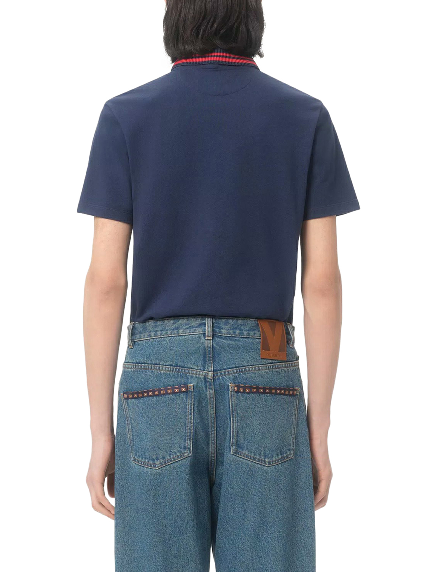 COTTON PIQUET POLO WITH VG EMBROIDERY 7V3MH04AB18D51 (Valentino Garavani / ポロシャツ ) | Valentino Garavani (ヴァレンティノ)(3)