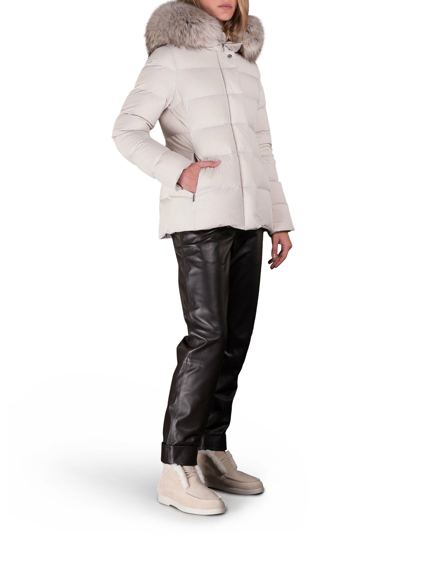 KILIE-FUR-KN DOWN JACKET MODGI100891TEPA009U0119 (MooRER / ダウンジャケット・コート ) | MooRER (ムーレー)(3)