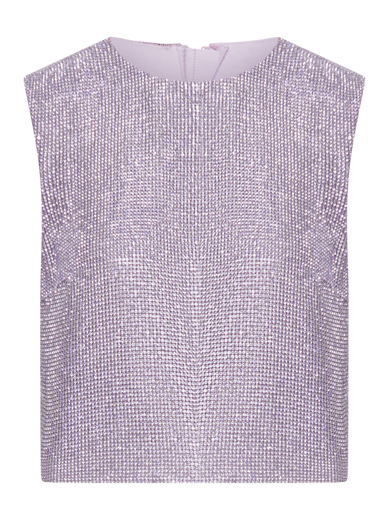 TOP WITH RHINESTONE PF25023TLLILAC (self-portrait / タンクトップ・キャミソール ) | self-portrait (セルフ・ポートレイト)