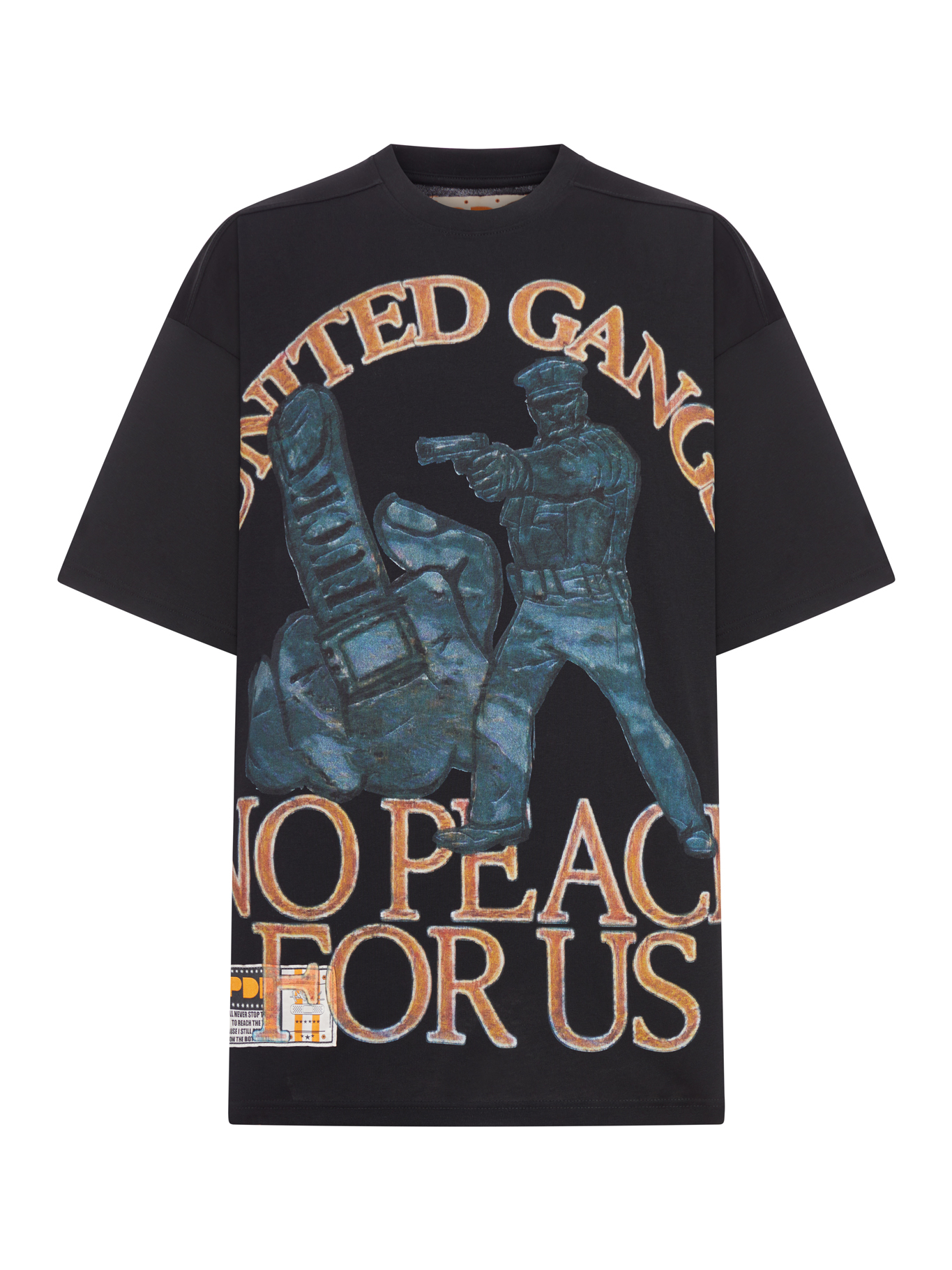 THE BOY BLACK GANGS T-SHIRT DFM54029TJ110BKGABK (PDF / Tシャツ・カットソー ) | PDF (プロジェクト ドメニコ フォルミケッティ)