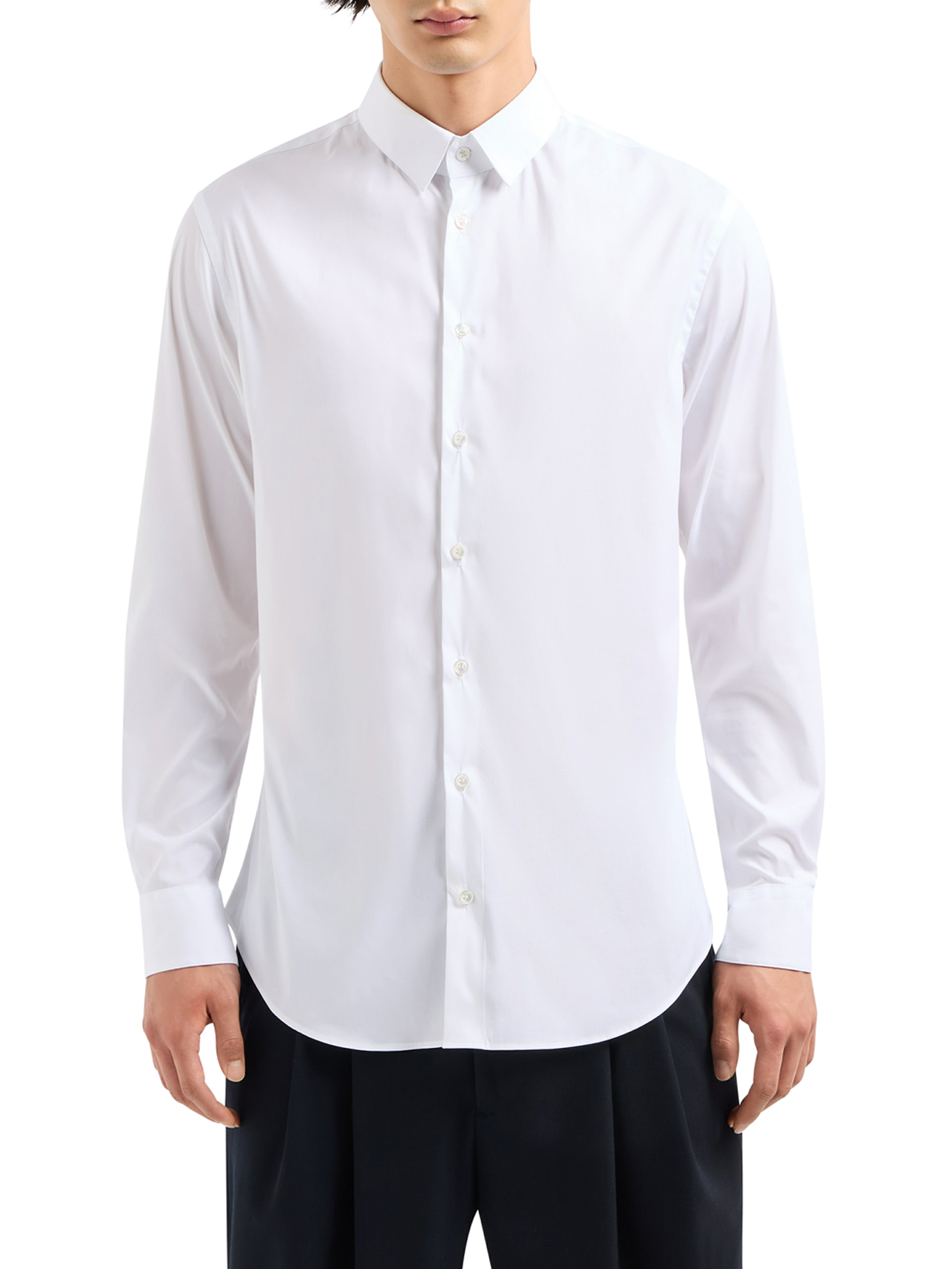 SLIM FIT COTTON SHIRT GM000056TE11184U0002 (GIORGIO ARMANI / シャツ・ブラウス ) | GIORGIO ARMANI (ジョルジオ アルマーニ)(2)