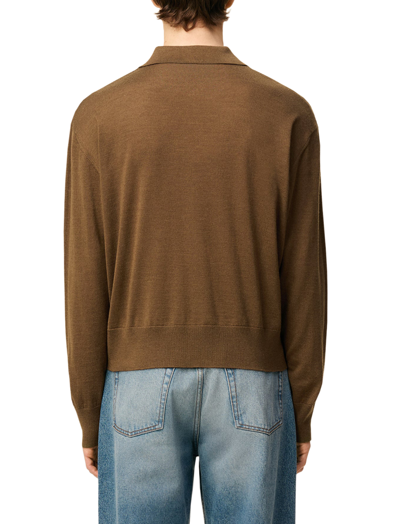 AMI DE COEUR POLO IN EXTRAFINE WOOL AND SILK HPL406KN0066216 (AMI Paris / ポロシャツ ) | AMI Paris (アミパリス)(2)