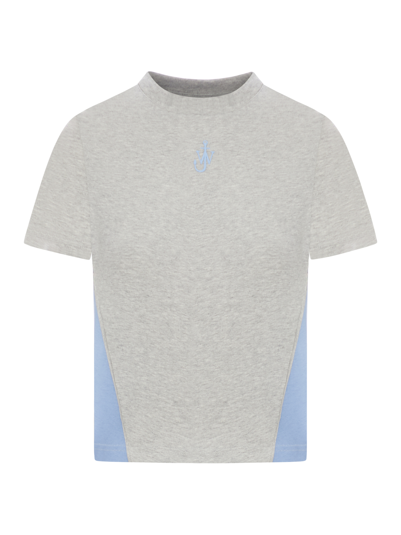 PANELLED CROPPED T-SHIRT WITH ANCHOR EMBROIDERY JT0259PG1715256 (JW Anderson / Tシャツ・カットソー ) | JW Anderson (ジェイダブリュー アンダーソン)