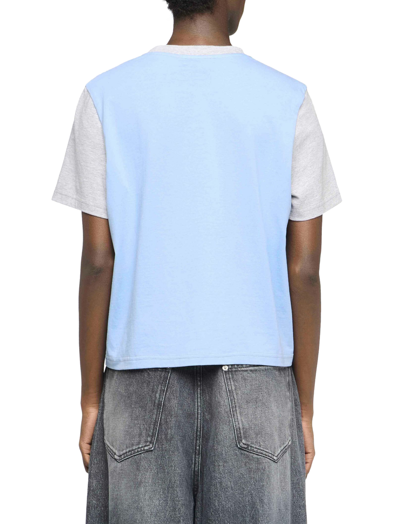 PANELLED CROPPED T-SHIRT WITH ANCHOR EMBROIDERY JT0259PG1715256 (JW Anderson / Tシャツ・カットソー ) | JW Anderson (ジェイダブリュー アンダーソン)(3)