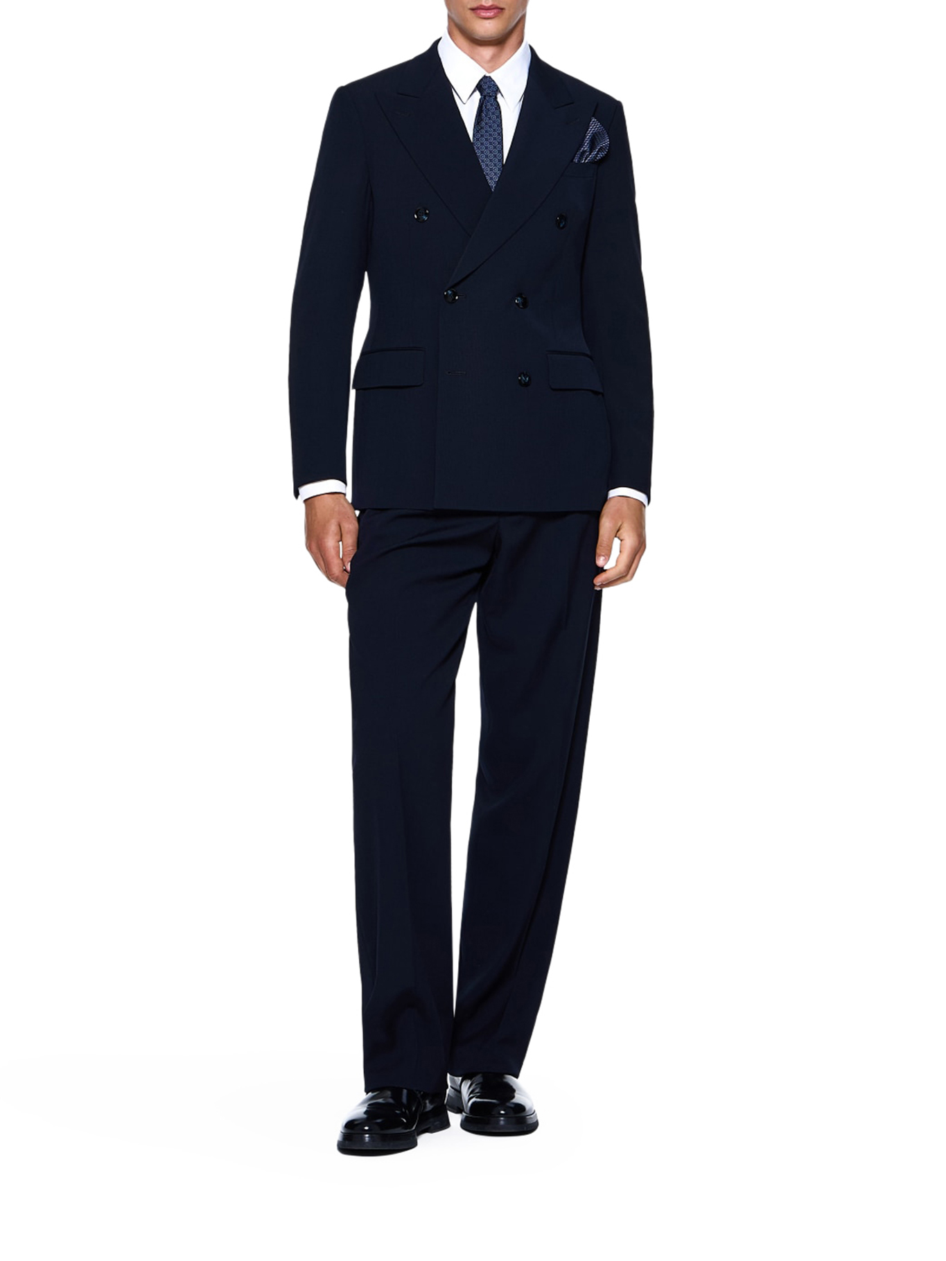 ROYAL LINE DOUBLE BREASTED SUIT IN CANNETÉ CREPE WOOL GM002536TE17859UB109 (GIORGIO ARMANI / スーツ ) | GIORGIO ARMANI (ジョルジオ アルマーニ)(1)