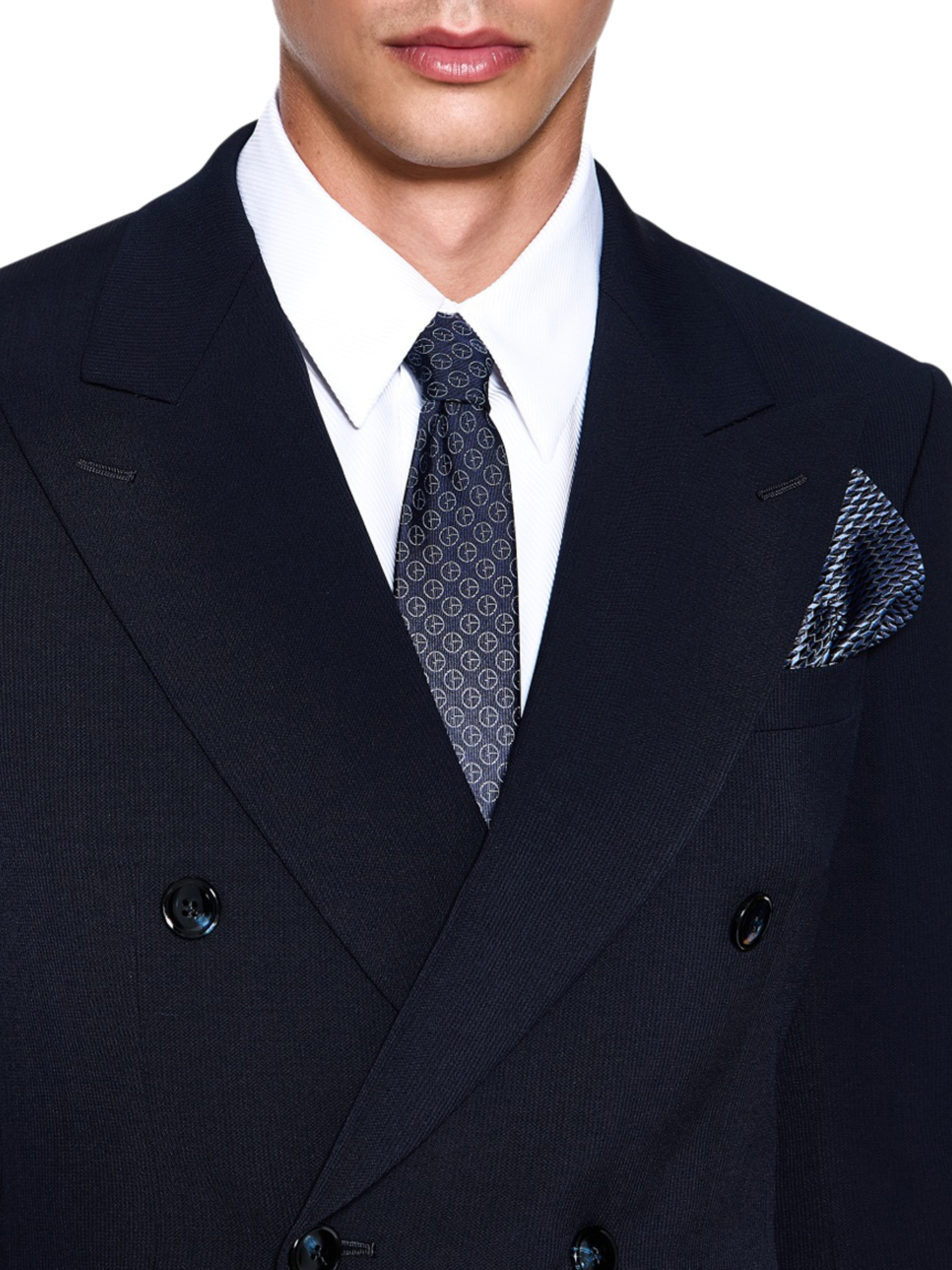 ROYAL LINE DOUBLE BREASTED SUIT IN CANNETÉ CREPE WOOL GM002536TE17859UB109 (GIORGIO ARMANI / スーツ ) | GIORGIO ARMANI (ジョルジオ アルマーニ)(3)