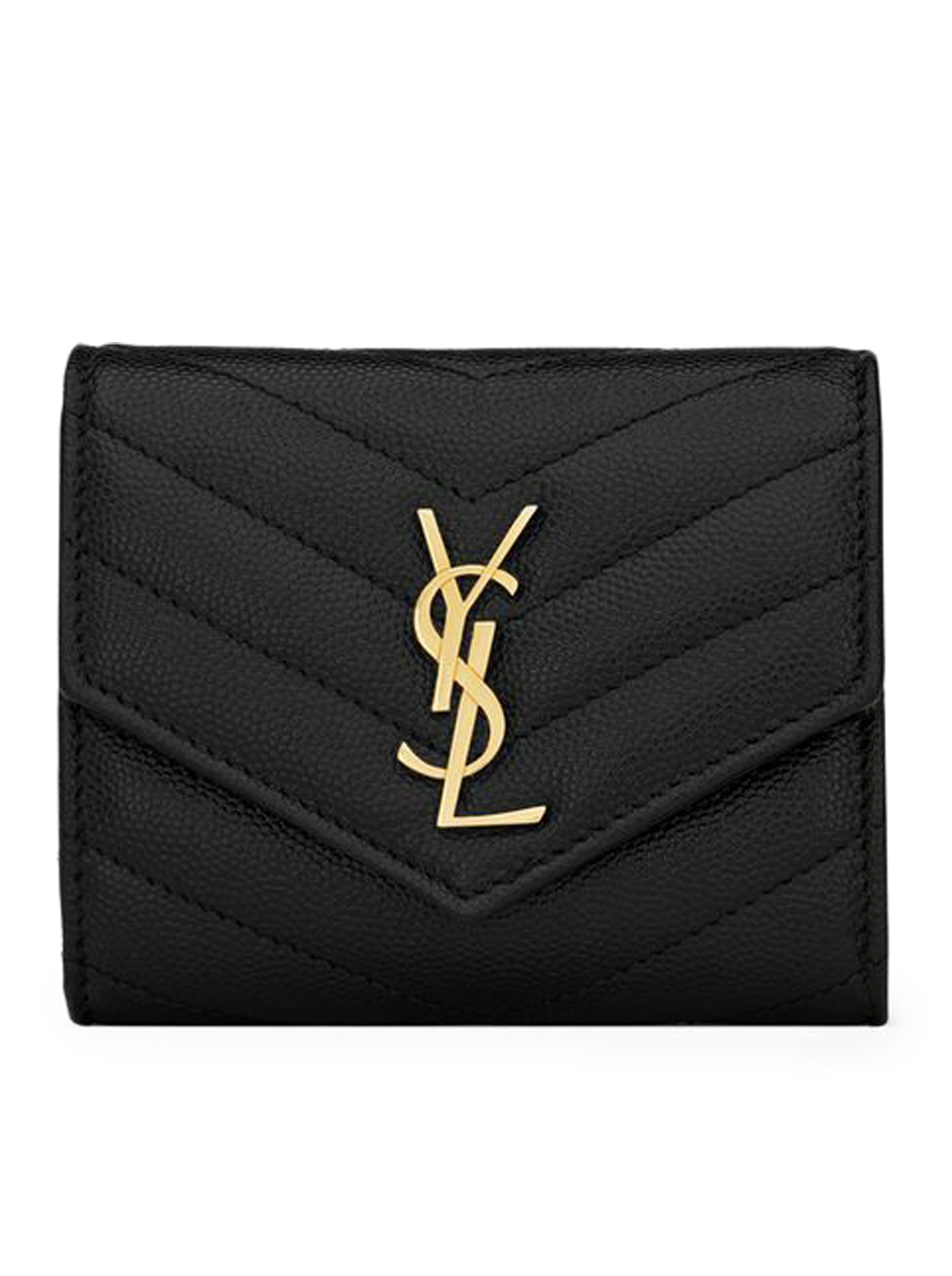 CASSANDRE MATELASSÉ MULTI-FOLDED WALLET IN GRAIN DE POUDRE EMBOSSED LEATHER 692061BOW011000 (Saint Laurent / 財布・カードケース ) | Saint Laurent (サンローラン)