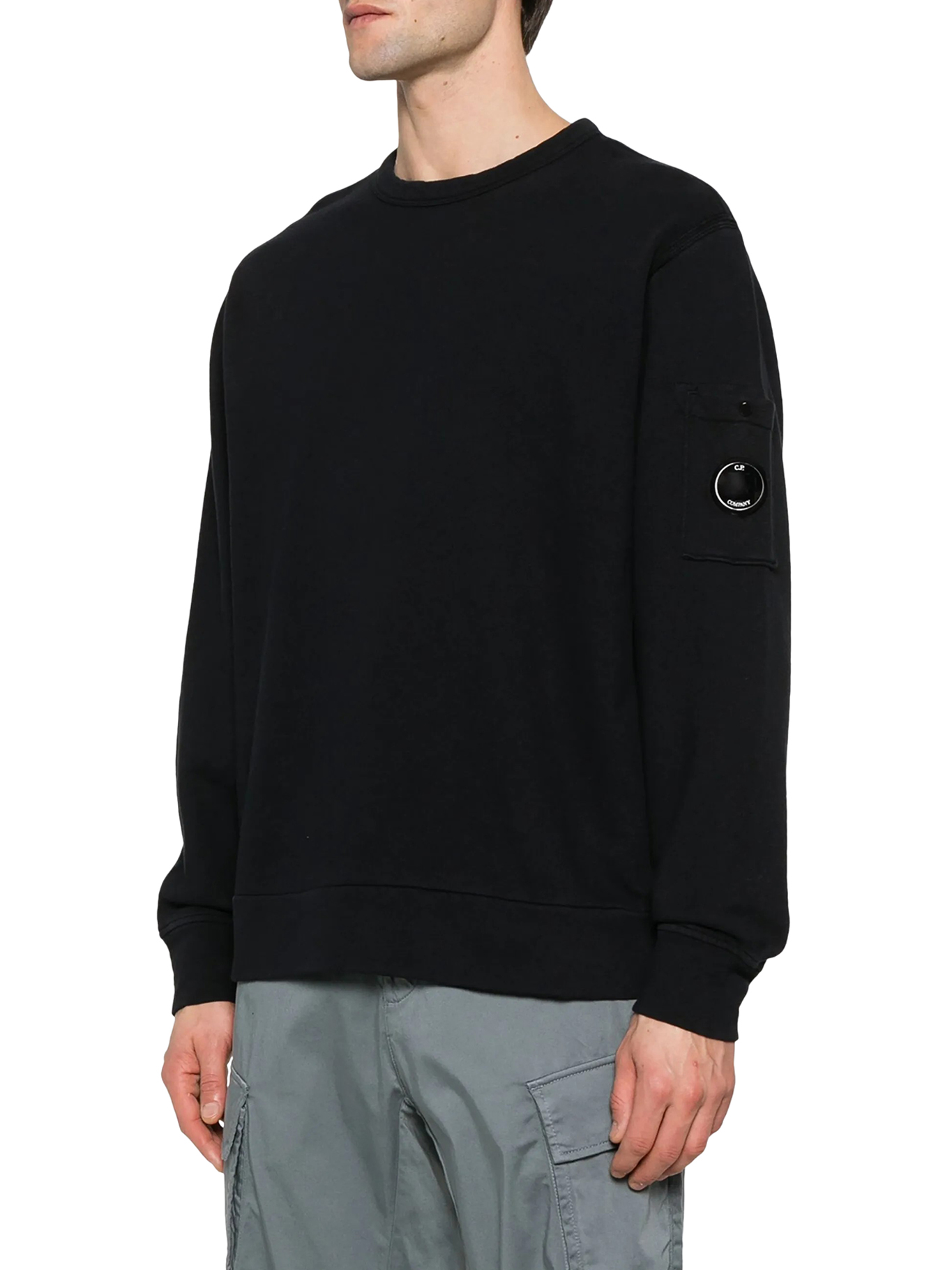 CREWNECK SWEATSHIRT WITH DETAIL ON THE SLEEVE 18CMSS266A110337O888 (C.P. Company / スウェット・フーディー ) | C.P. Company (シーピーカンパニー)(2)