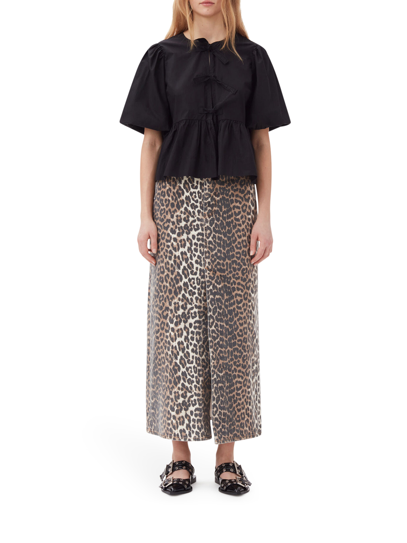 COTTON POPLIN SHIRT F7364099 (GANNI / シャツ・ブラウス ) | GANNI (ガニー)(1)