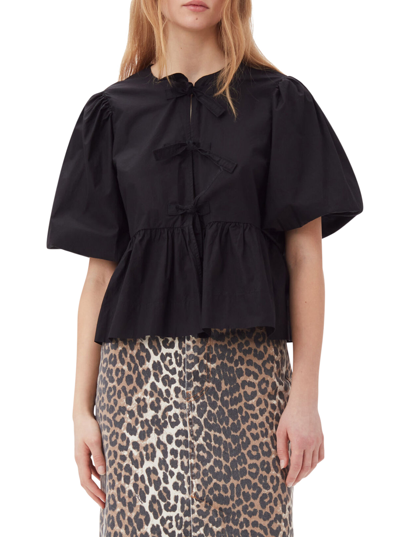 COTTON POPLIN SHIRT F7364099 (GANNI / シャツ・ブラウス ) | GANNI (ガニー)(2)