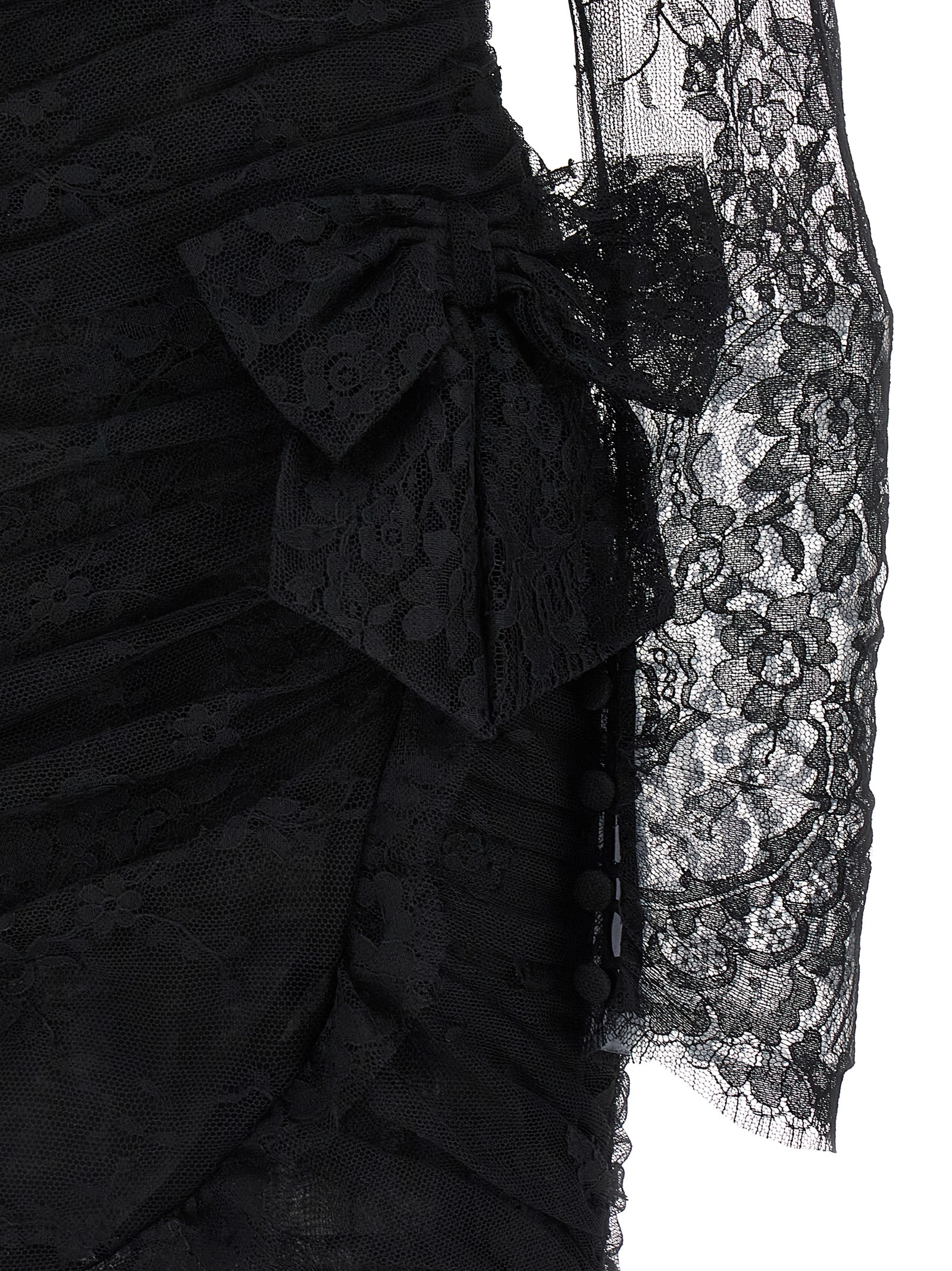 Draped dress. FABX4125P46230900 (ALESSANDRA RICH / ワンピース・ドレス・オールインワン ) | ALESSANDRA RICH (アレッサンドラ リッチ)(3)
