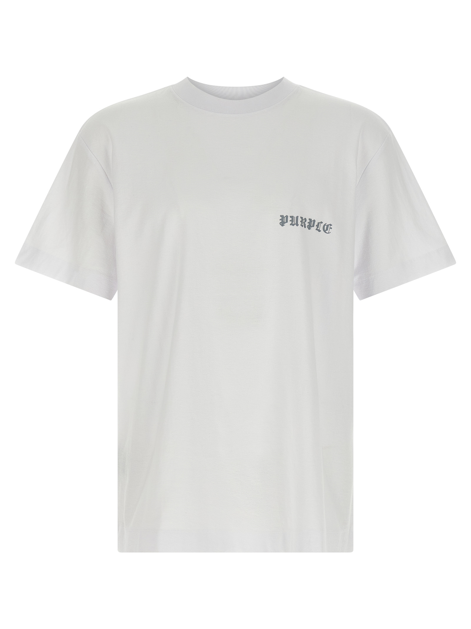 Printed T-shirt P104TWPN425WHITE (PURPLE / Tシャツ・カットソー ) | PURPLE (パープル)