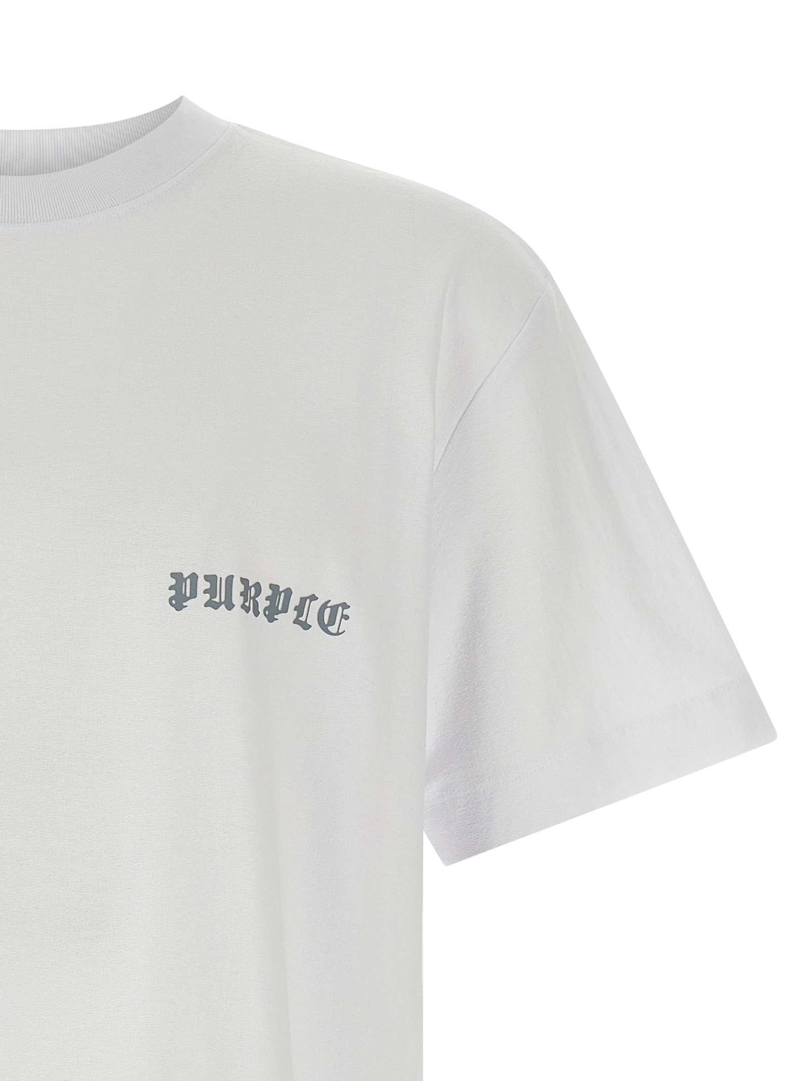 Printed T-shirt P104TWPN425WHITE (PURPLE / Tシャツ・カットソー ) | PURPLE (パープル)(2)