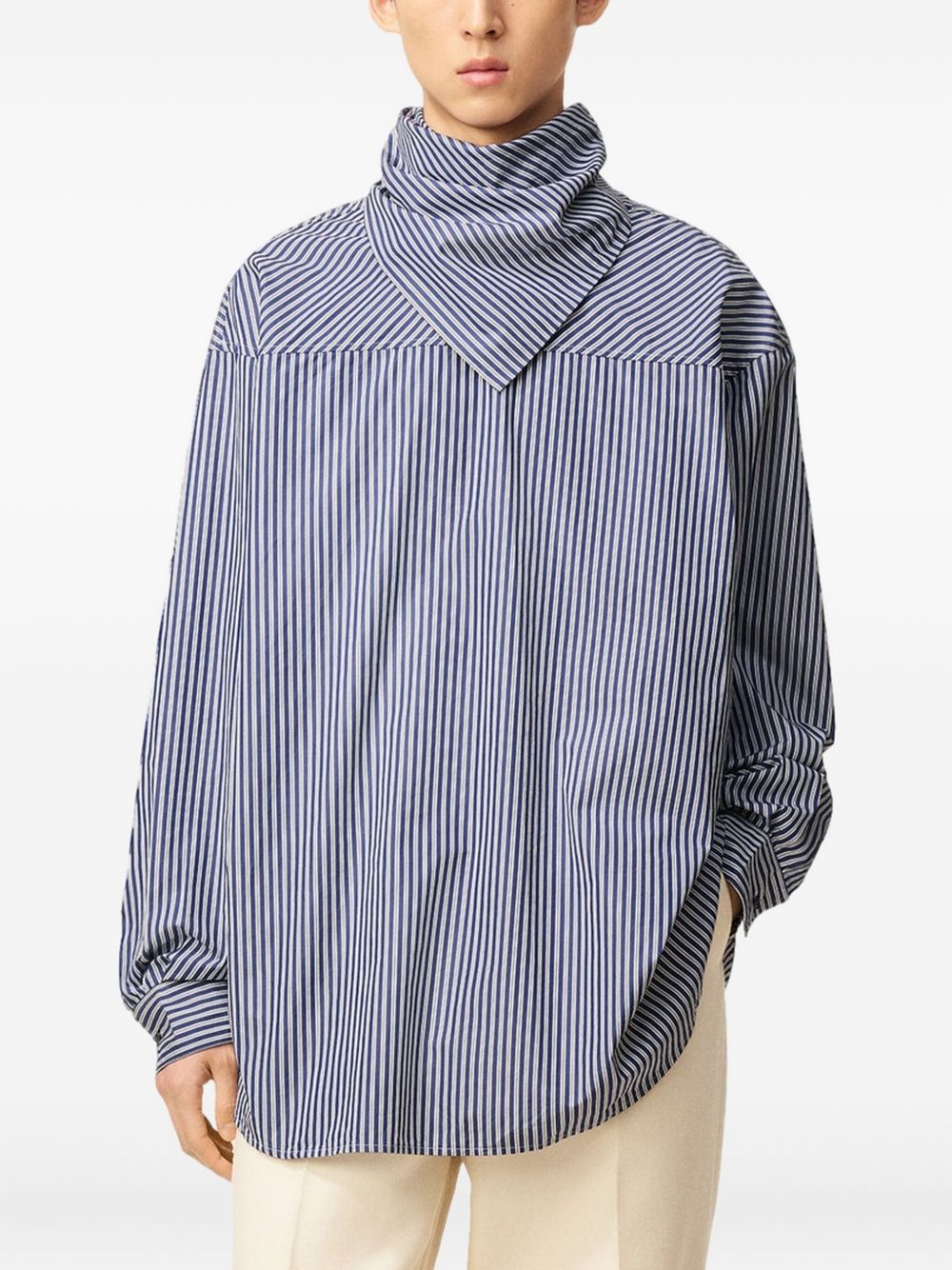 Ami Paris Shirts Clear Blue UTP801DCO01334901 (AMI Paris / シャツ・ブラウス ) | AMI Paris (アミパリス)(4)