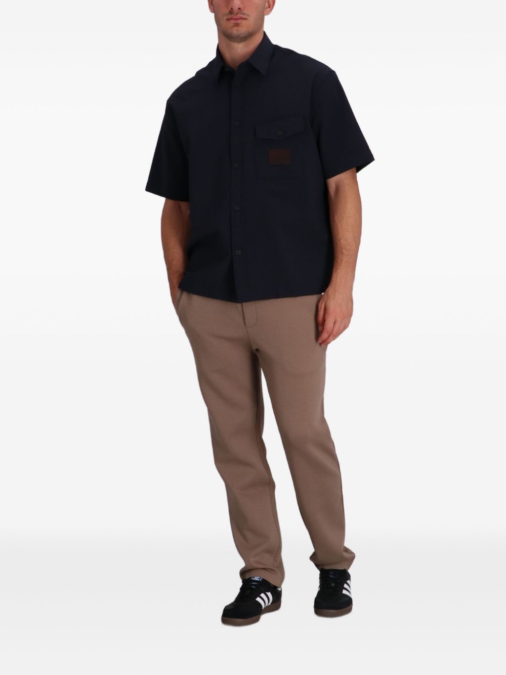 Emporio Armani Shirts Blue EM003410AF18781UB118 (EMPORIO ARMANI / シャツ・ブラウス ) | EMPORIO ARMANI (エンポリオ アルマーニ)(1)