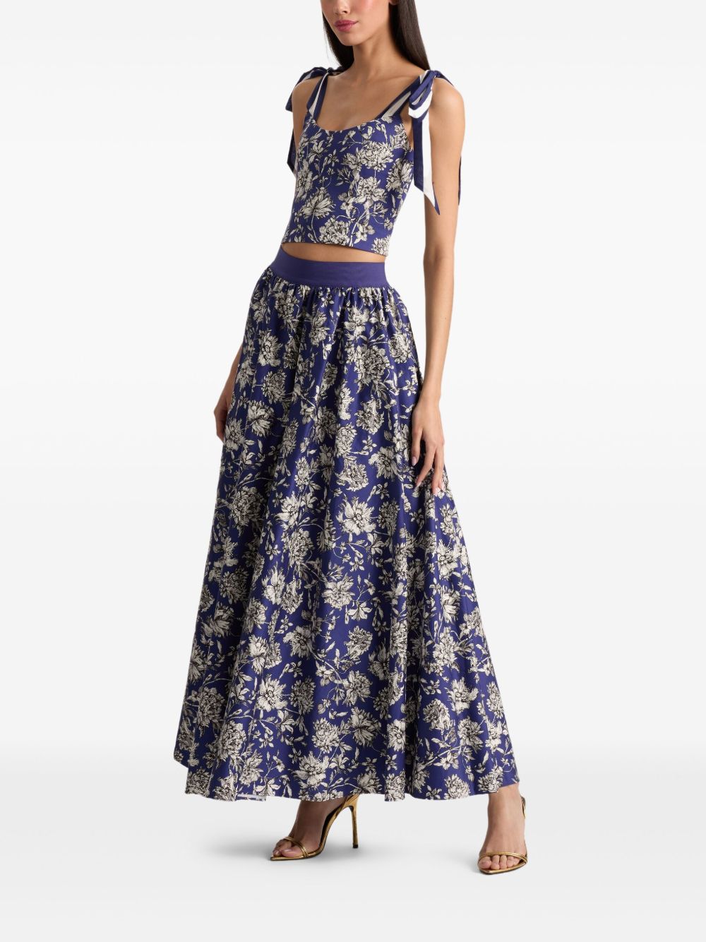 Alice + Olivia Skirts Blue CC507P94303H458 (alice + olivia / スカート ) | alice + olivia (アリス アンド オリビア)(4)