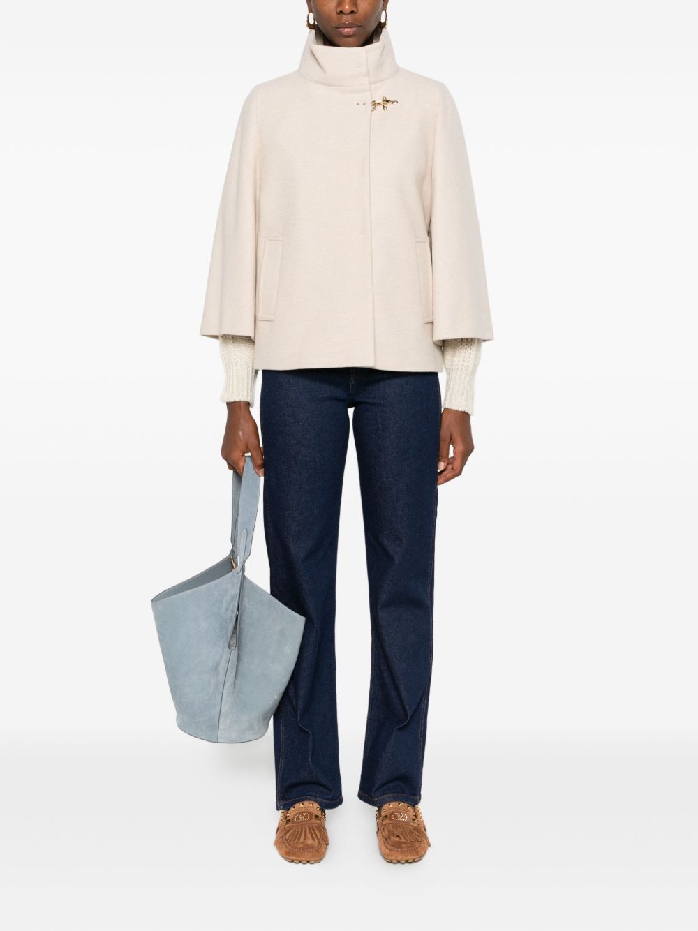 Fay Jackets Ivory NAW12514490XMYC002 (Fay / カジュアルジャケット ) | Fay (フェイ)(4)