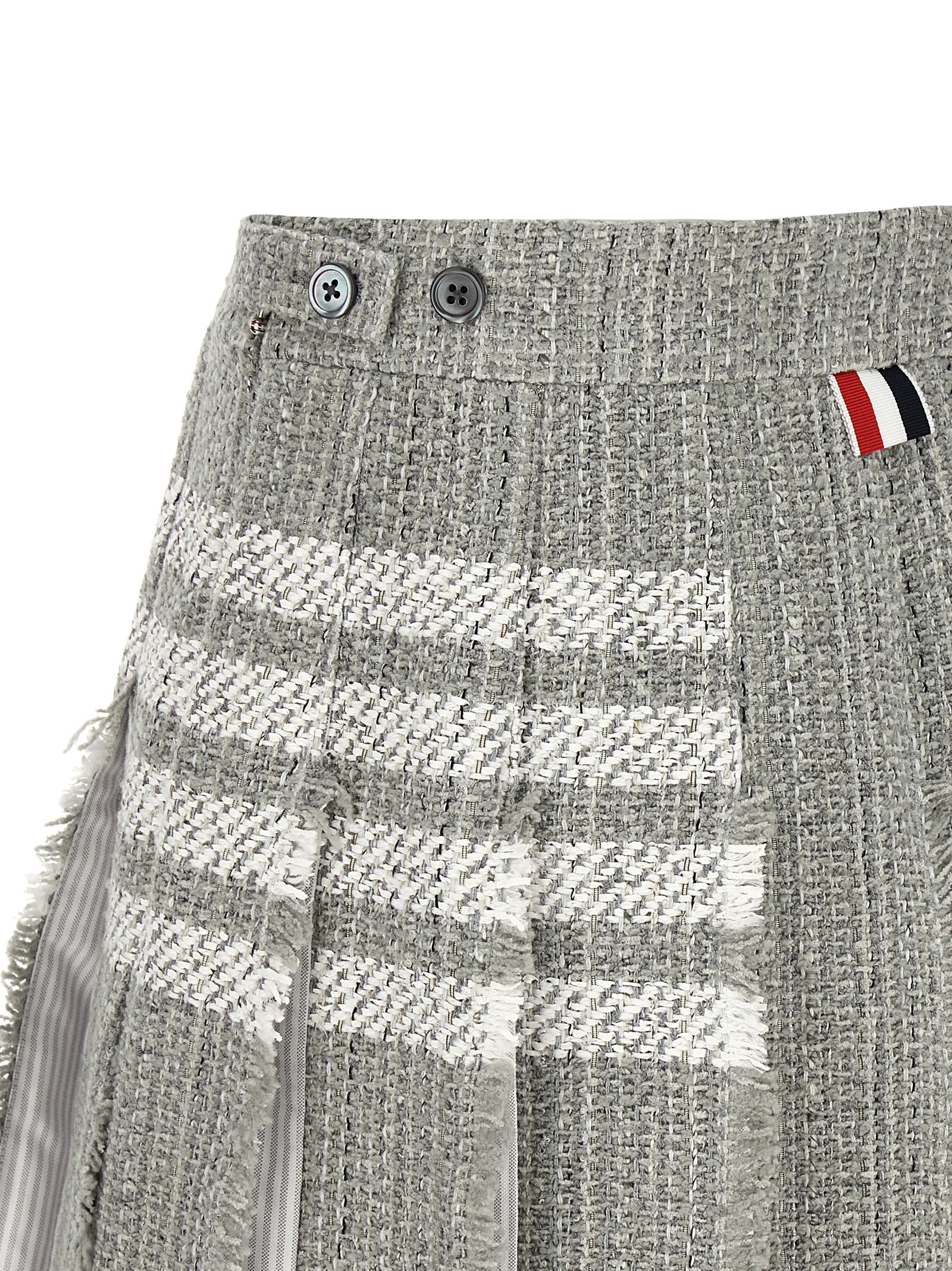 Pleated tweed skirt FGC724TF0512035 (Thom Browne / スカート ) | Thom Browne (トム・ブラウン)(3)