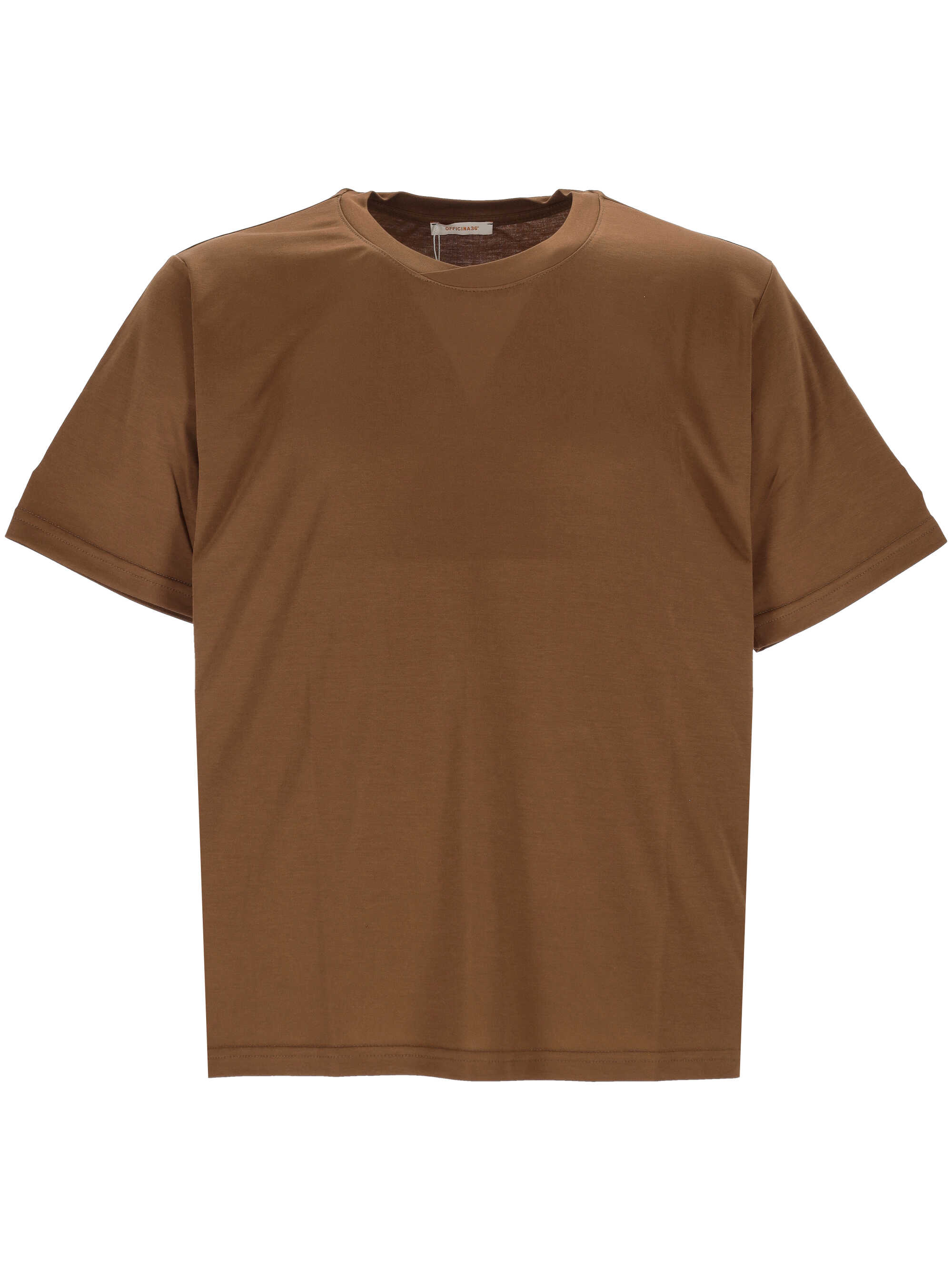 Officina36 T-shirts and Polos Brown CUPF29BRUCIATO (OFFICINA36 / Tシャツ・カットソー ) | OFFICINA36 (オフィチーナ トレンタセイ)