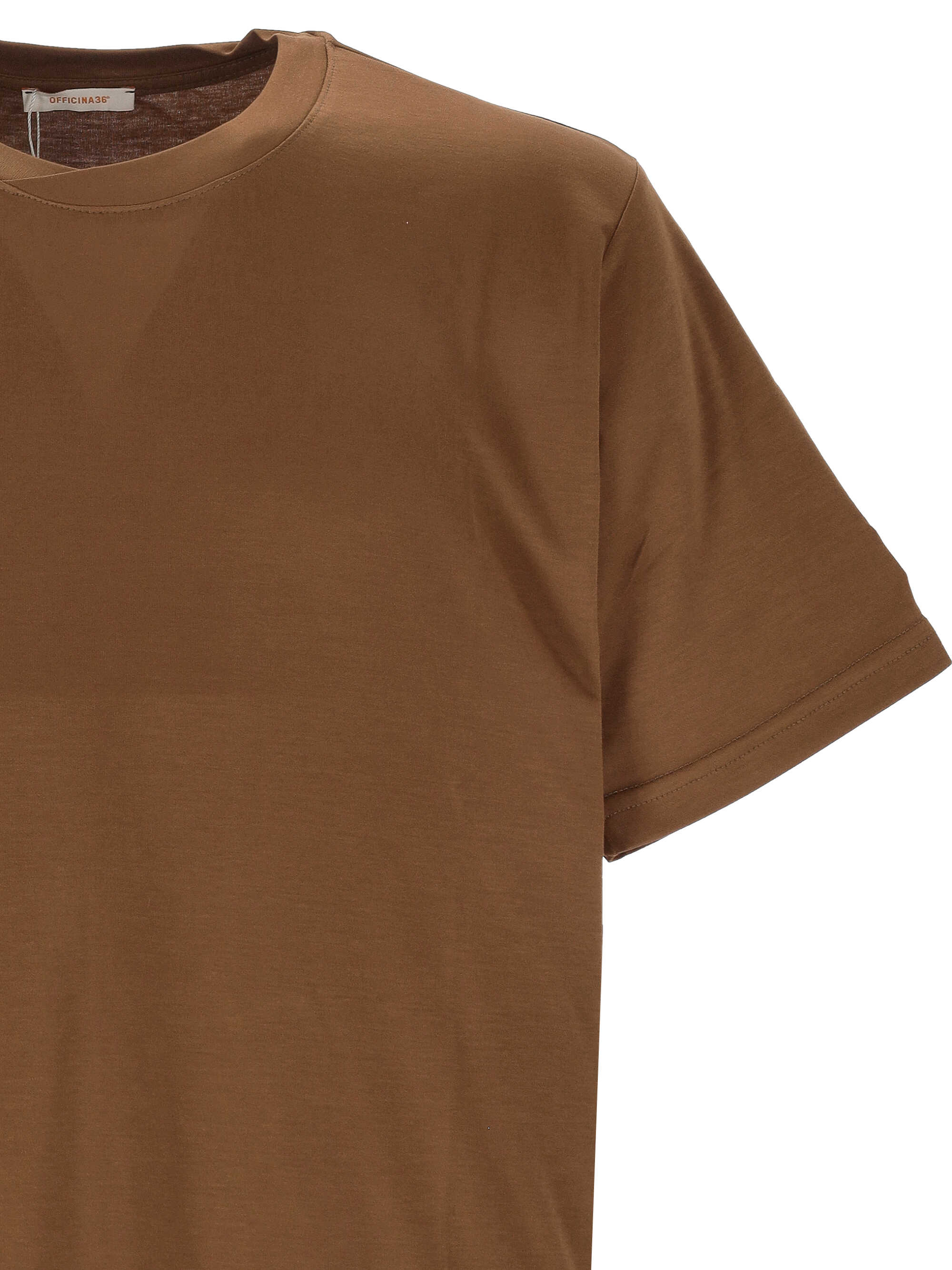 Officina36 T-shirts and Polos Brown CUPF29BRUCIATO (OFFICINA36 / Tシャツ・カットソー ) | OFFICINA36 (オフィチーナ トレンタセイ)(1)