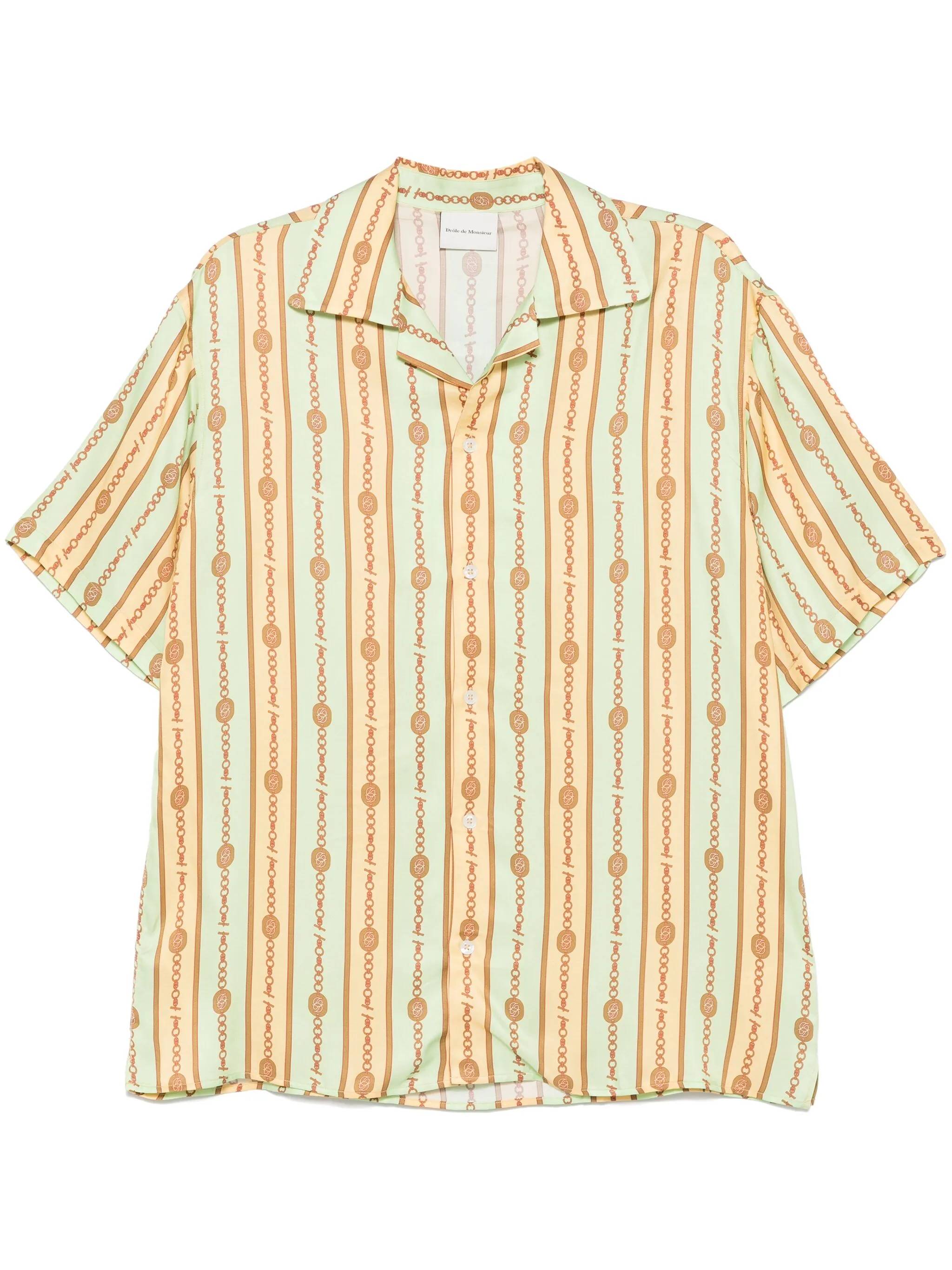 DROLE DE MONSIEUR Shirts GSH204VI016LGN (Drôle De Monsieur / シャツ・ブラウス ) | Drôle De Monsieur (ドロールドムッシュ)
