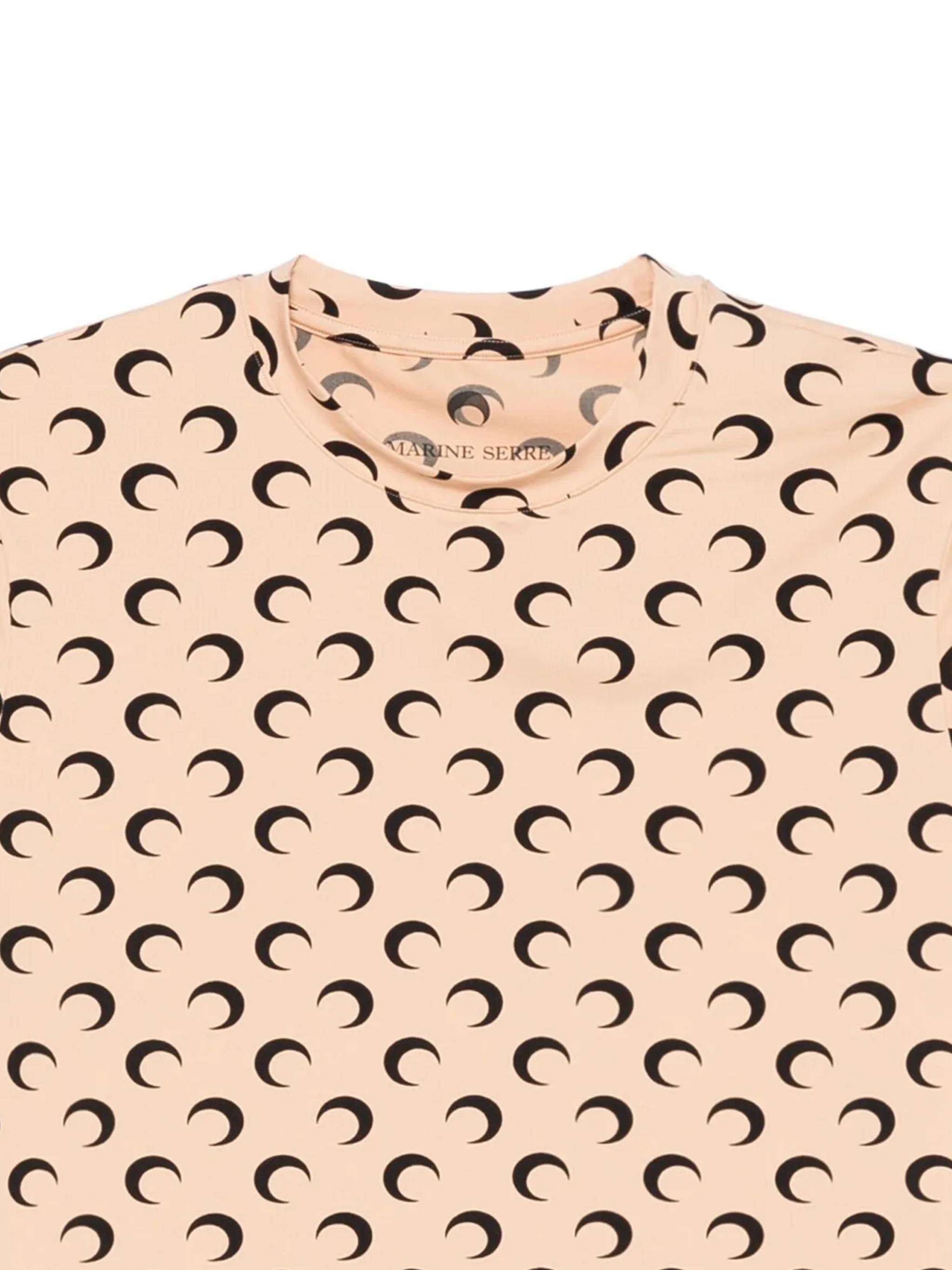 MARINE SERRE T-shirts and Polos Brown UTS001ACJER0001TA10 (MARINE SERRE / Tシャツ・カットソー ) | MARINE SERRE (マリーン セル)(1)