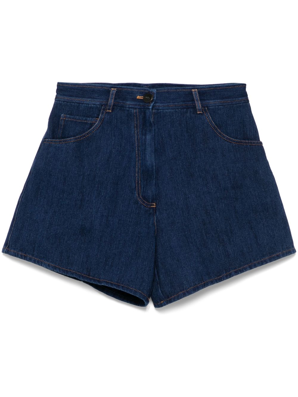 Forte Forte Shorts Blue 13548INDIGO (forte_forte / ショートパンツ ) | forte_forte (フォルテ フォルテ)