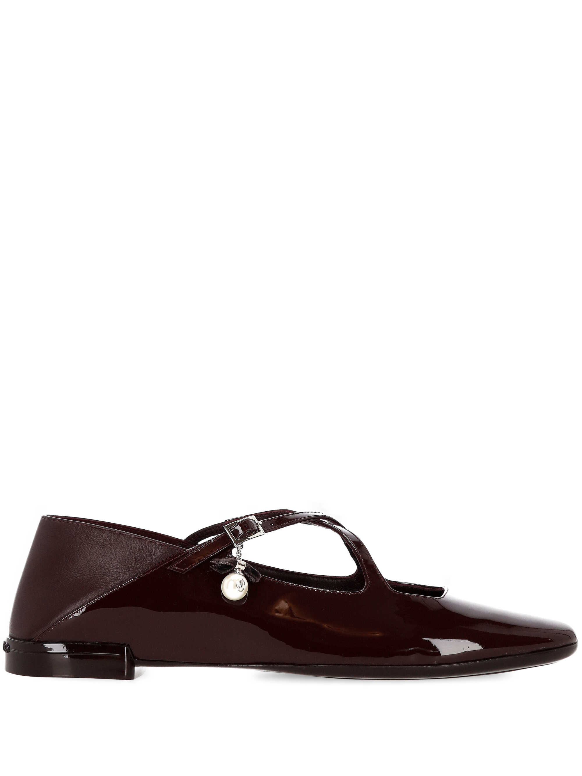Jimmy Choo Flat shoes ELERIBALLERINAUKQDEEPMERLOT (JIMMY CHOO / フラットシューズ ) | JIMMY CHOO (ジミー チュウ)