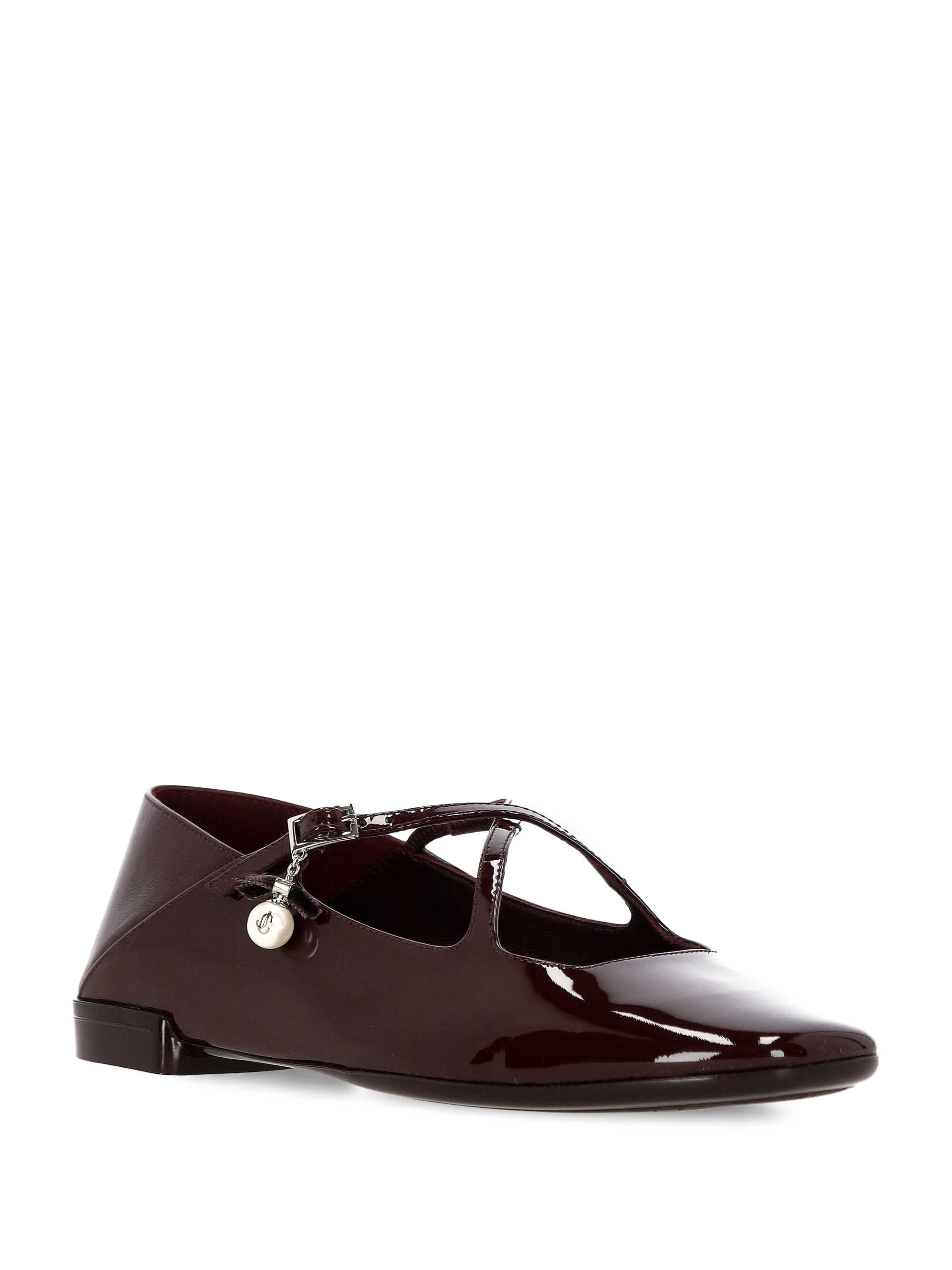 Jimmy Choo Flat shoes ELERIBALLERINAUKQDEEPMERLOT (JIMMY CHOO / フラットシューズ ) | JIMMY CHOO (ジミー チュウ)(1)