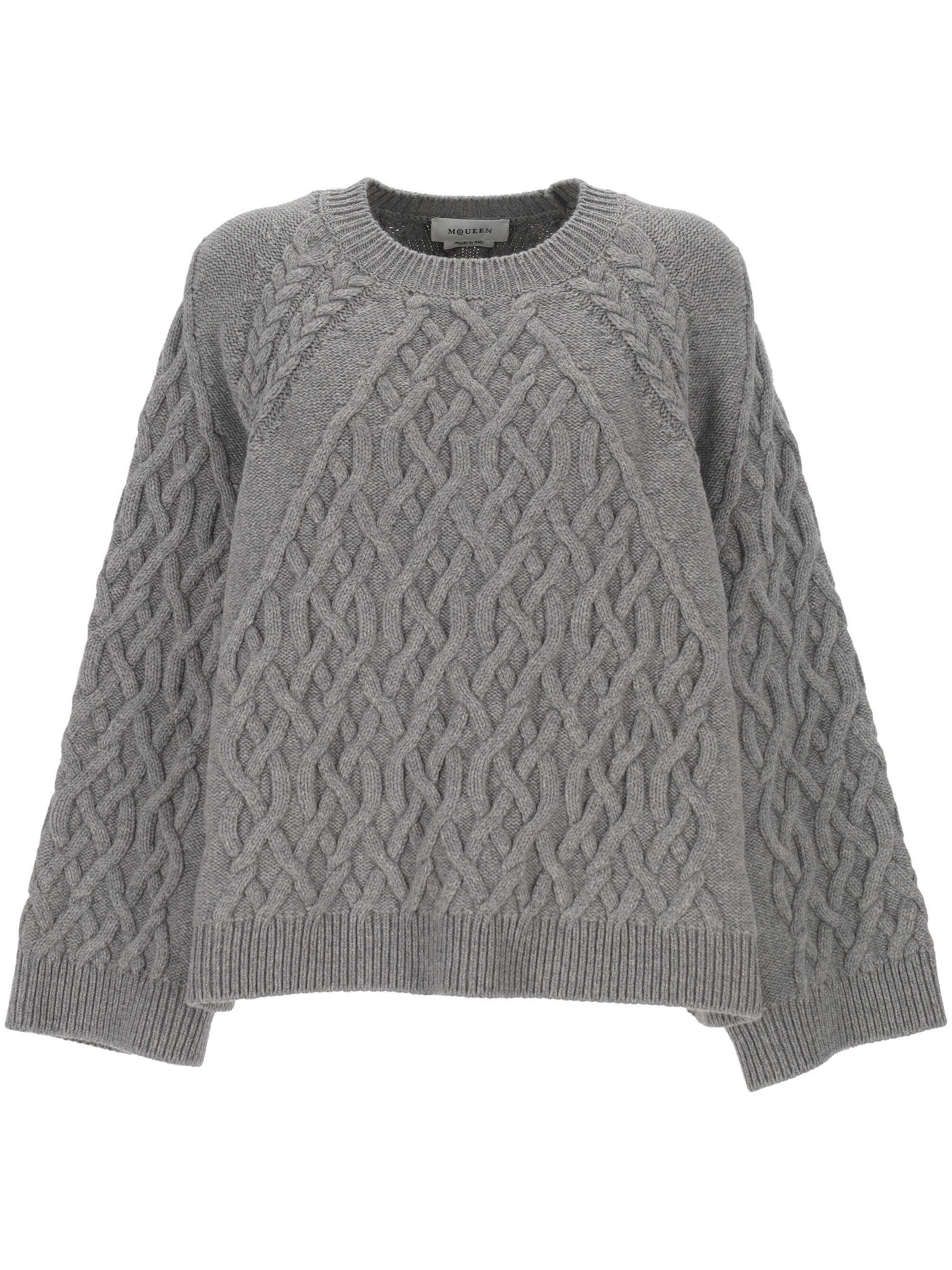 Alexander McQueen Jackets Grey 840219Q1BEW1020 (Alexander McQUEEN / ニット・セーター・カーディガン ) | Alexander McQUEEN (アレキサンダー・マックイーン)