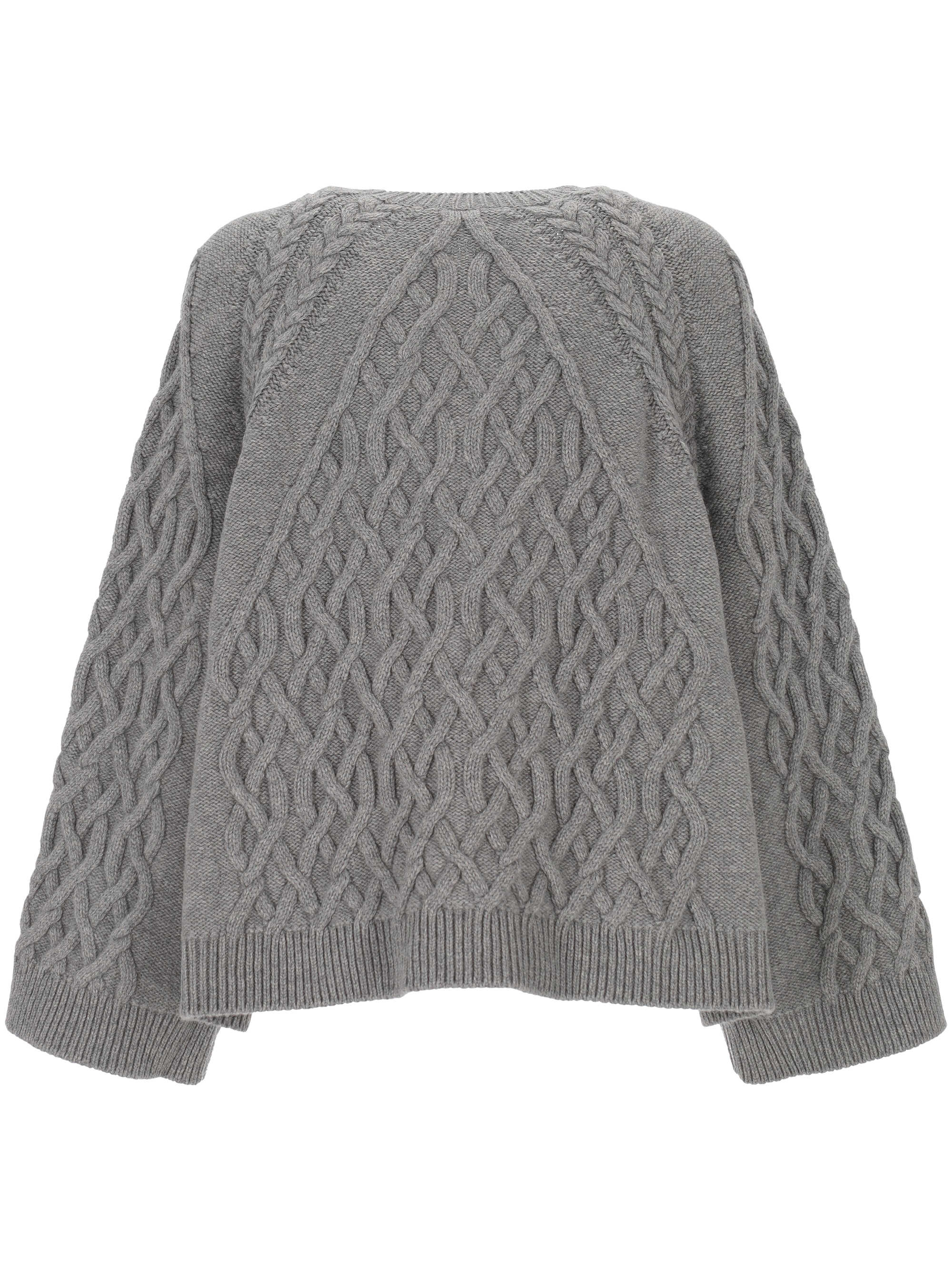 Alexander McQueen Jackets Grey 840219Q1BEW1020 (Alexander McQUEEN / ニット・セーター・カーディガン ) | Alexander McQUEEN (アレキサンダー・マックイーン)(2)