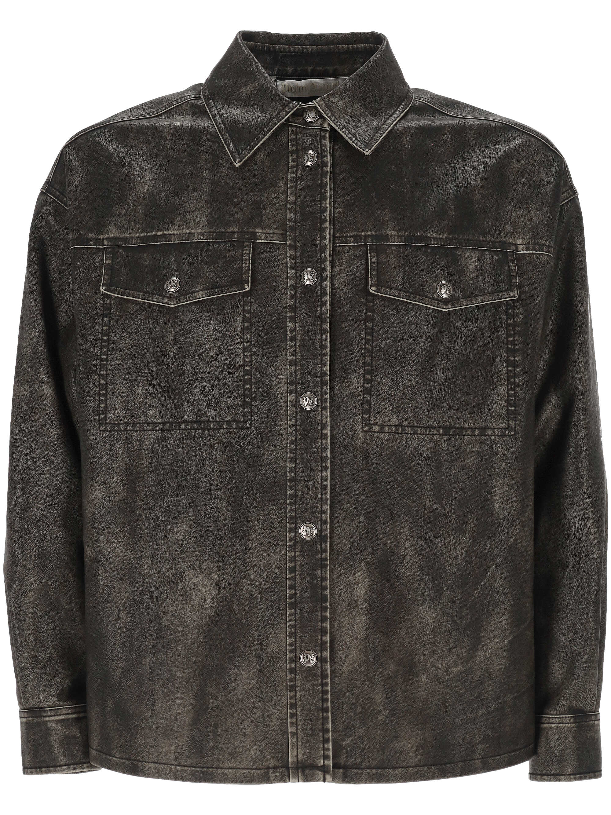 Palm Angels Shirts Grey PWJE009F25FAB0010710 (Palm Angels / シャツ・ブラウス ) | Palm Angels (パームエンジェルス)