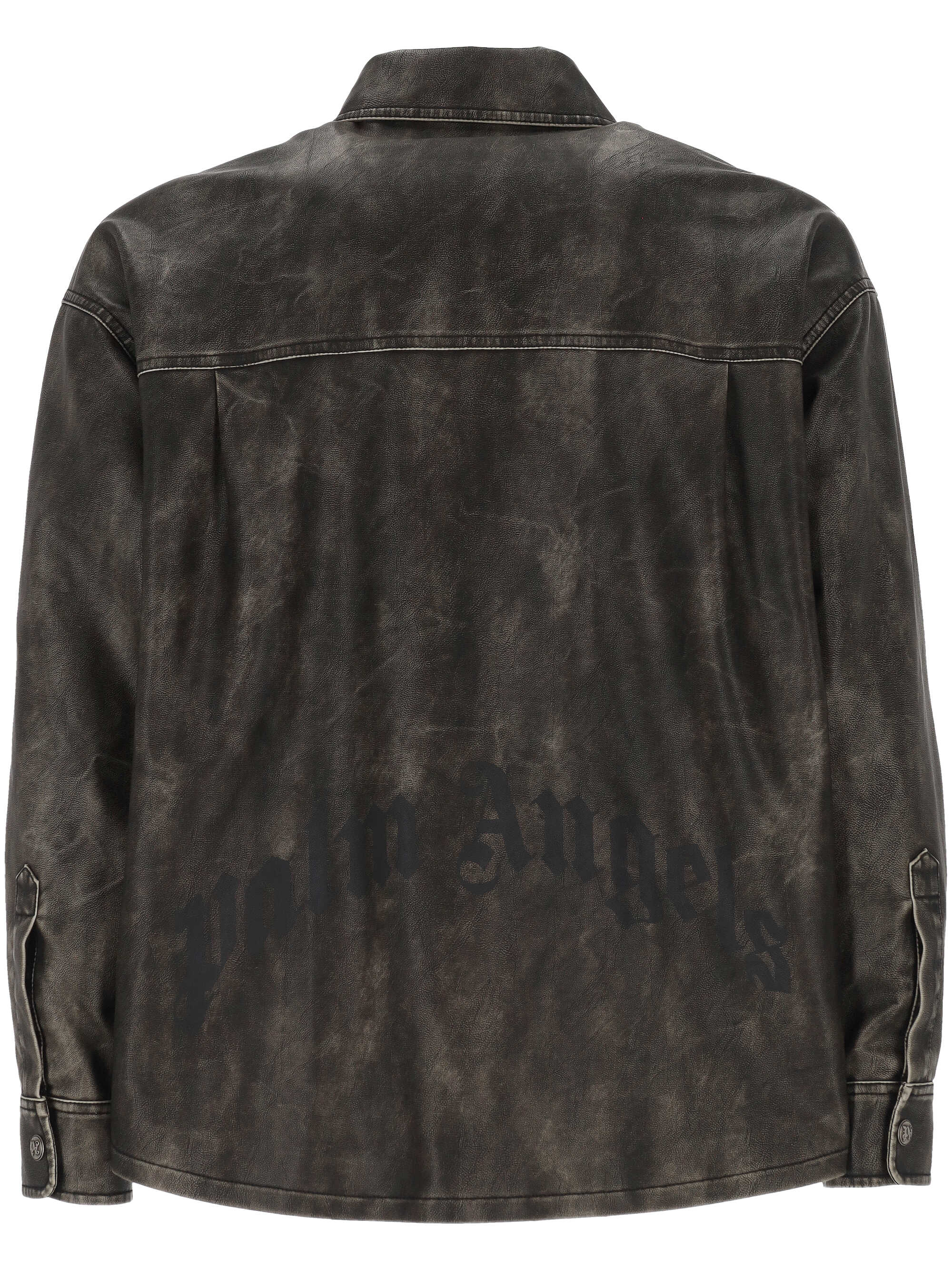 Palm Angels Shirts Grey PWJE009F25FAB0010710 (Palm Angels / シャツ・ブラウス ) | Palm Angels (パームエンジェルス)(2)