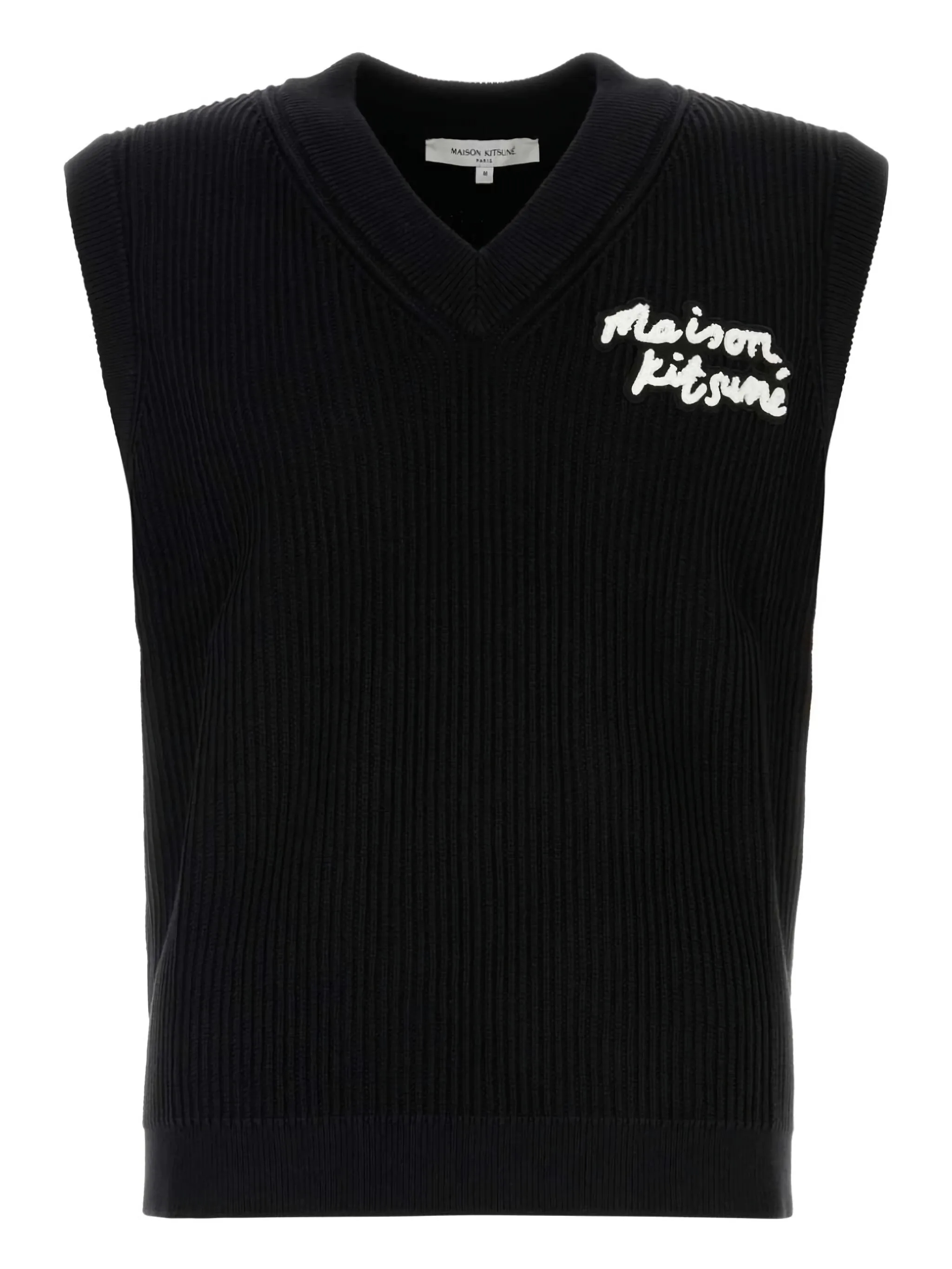 MAISON KITSUNE' Sweaters Black OM00810KT1126P199 (Maison Kitsuné / ニット・セーター・カーディガン ) | Maison Kitsuné (メゾン キツネ)