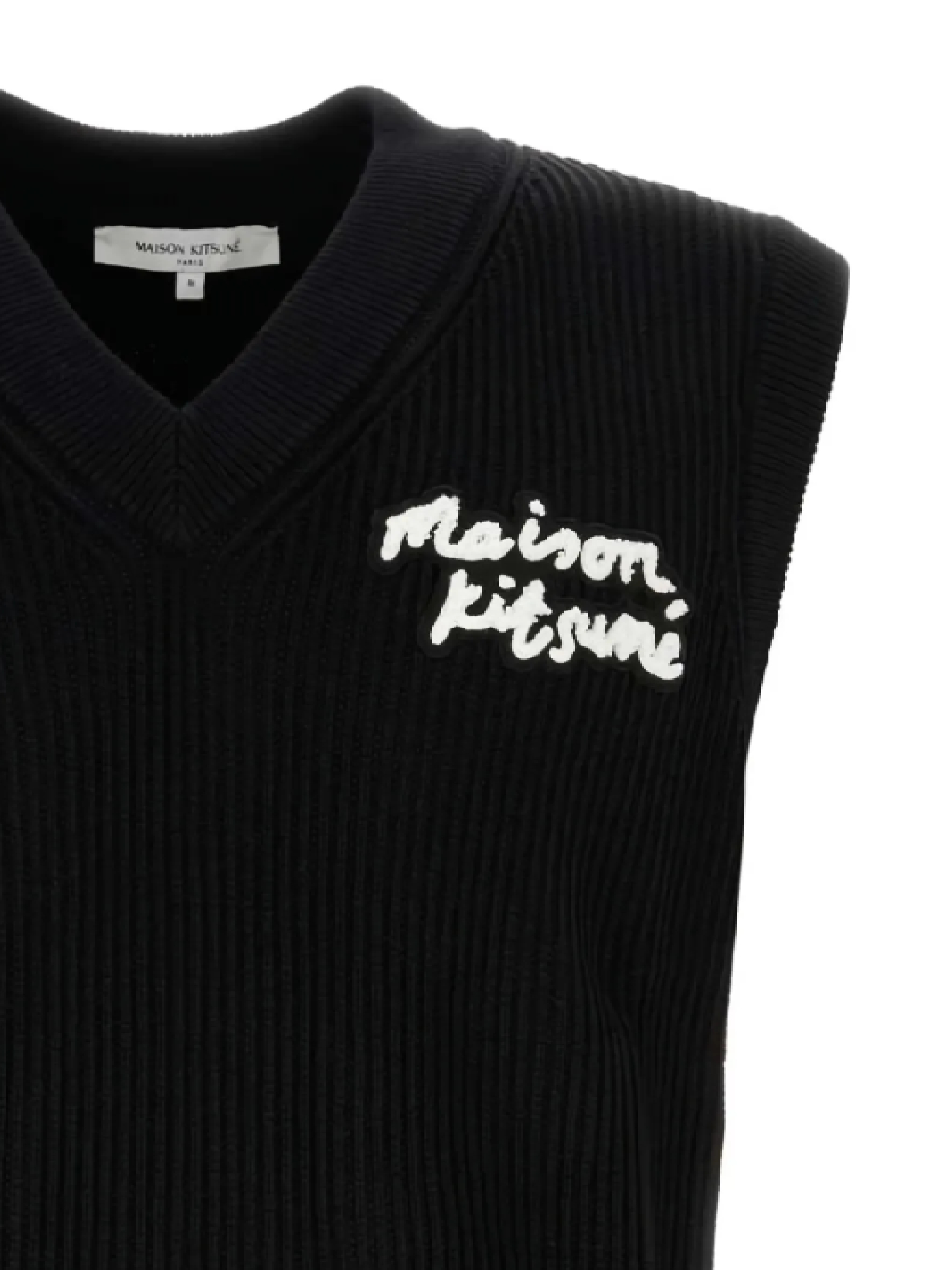 MAISON KITSUNE' Sweaters Black OM00810KT1126P199 (Maison Kitsuné / ニット・セーター・カーディガン ) | Maison Kitsuné (メゾン キツネ)(1)