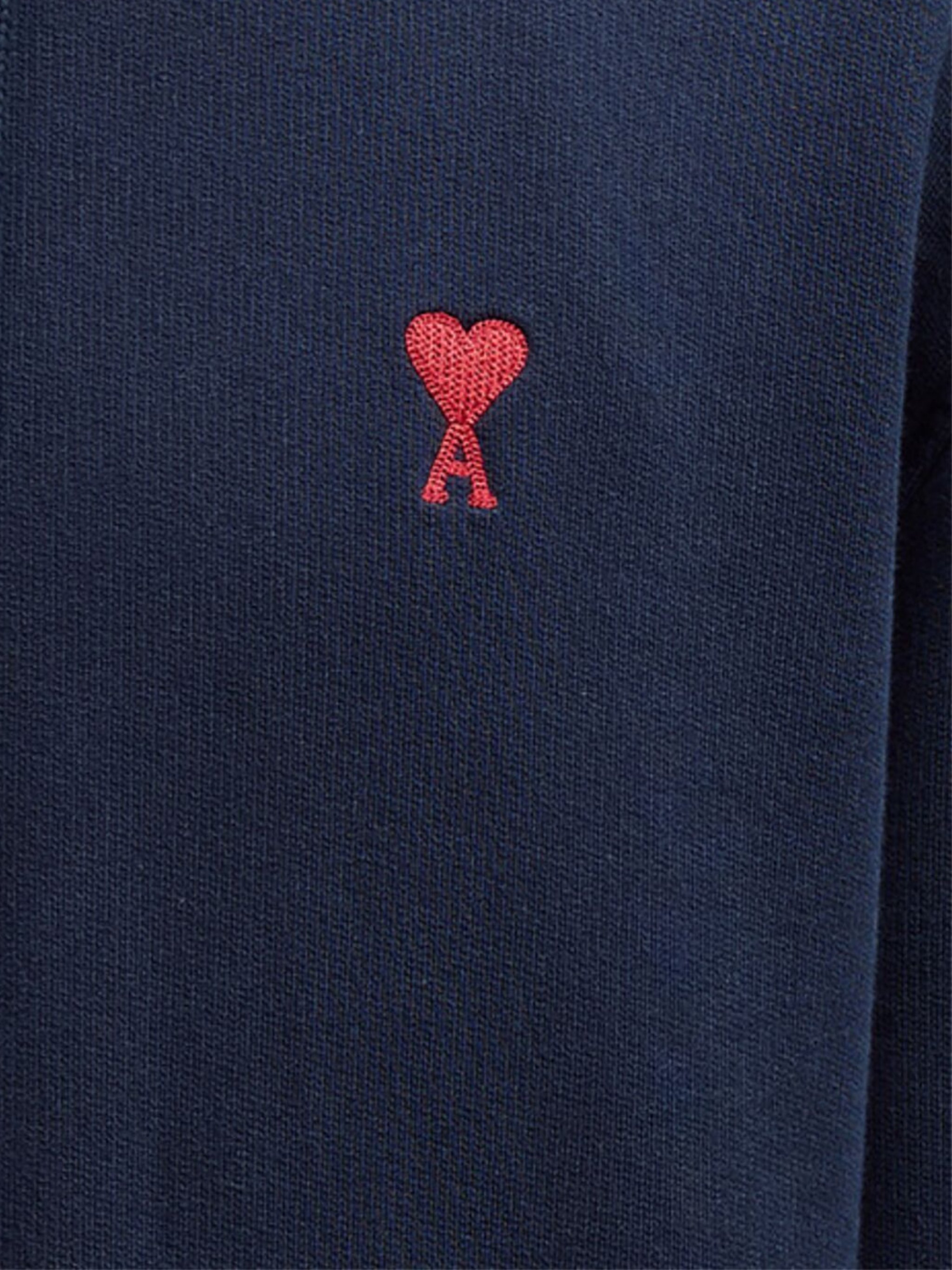 Ami Sweaters Blue BFUSW235730430 (AMI Paris / スウェット・フーディー ) | AMI Paris (アミパリス)(1)