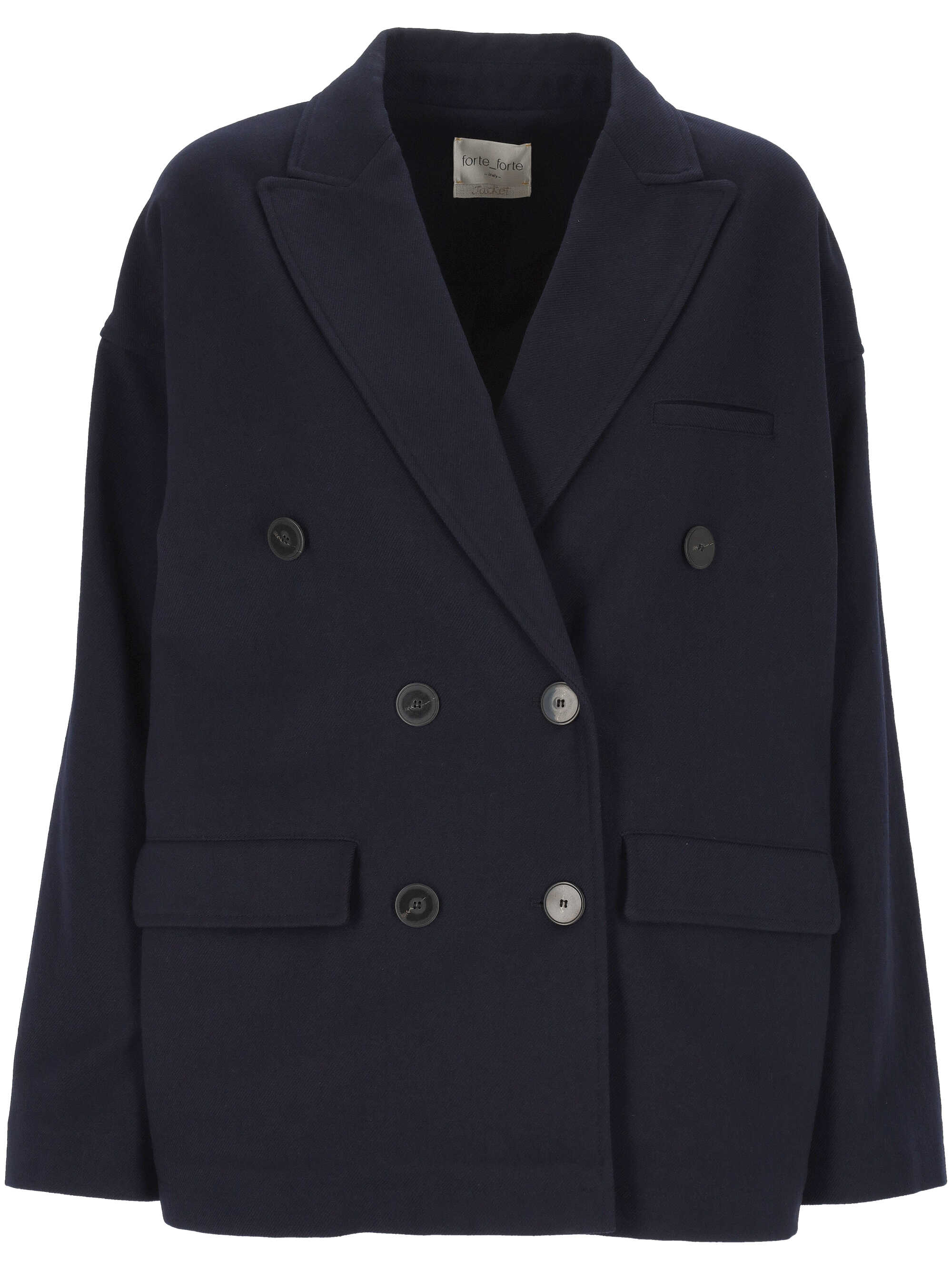 Forte Forte Jackets Blue 14033NOTTE (forte_forte / ブレザー・ジャケット ) | forte_forte (フォルテ フォルテ)