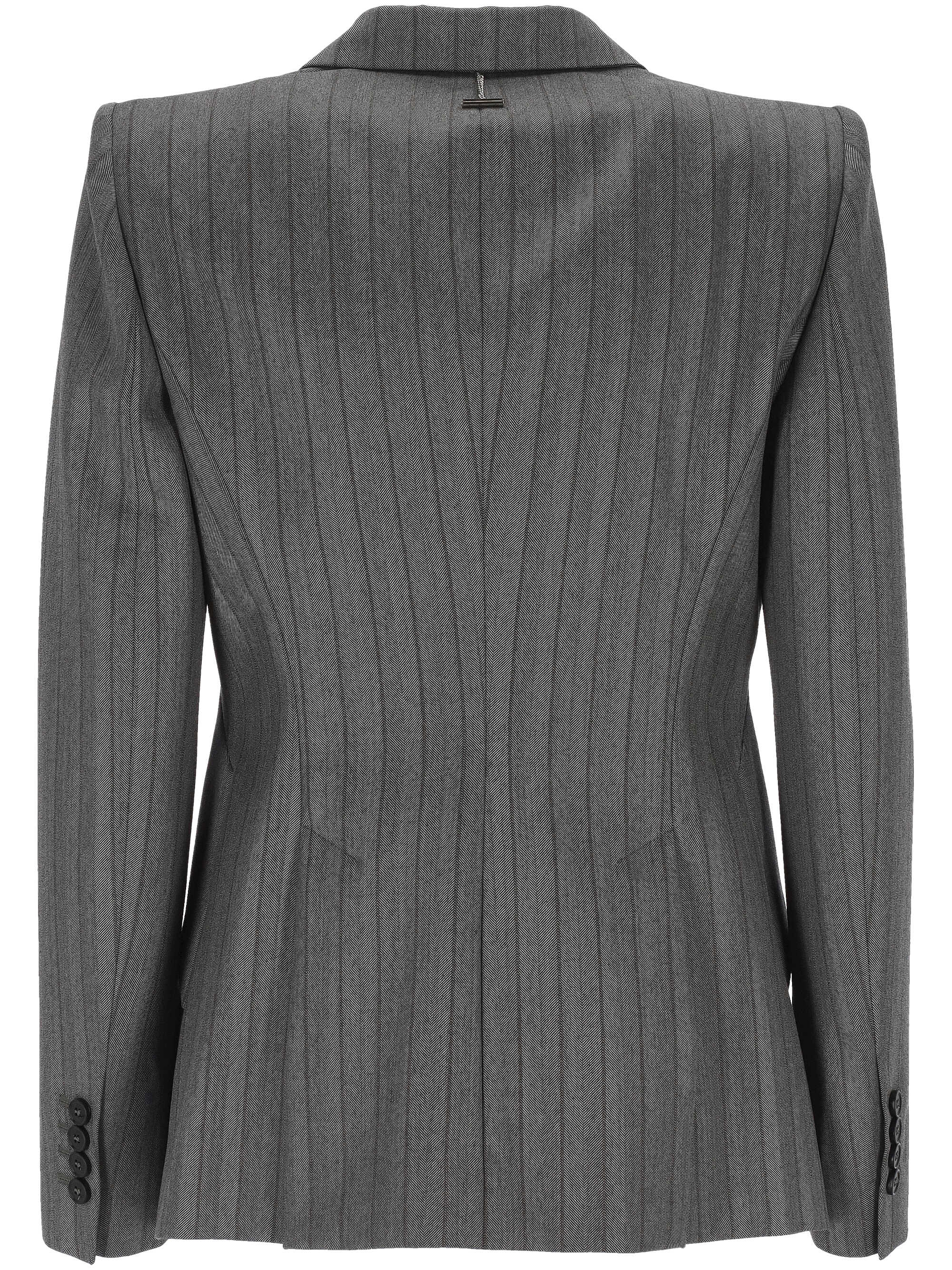 Alexander McQueen Jackets Grey 839134QJAFE1121 (Alexander McQUEEN / ブレザー・ジャケット ) | Alexander McQUEEN (アレキサンダー・マックイーン)(2)