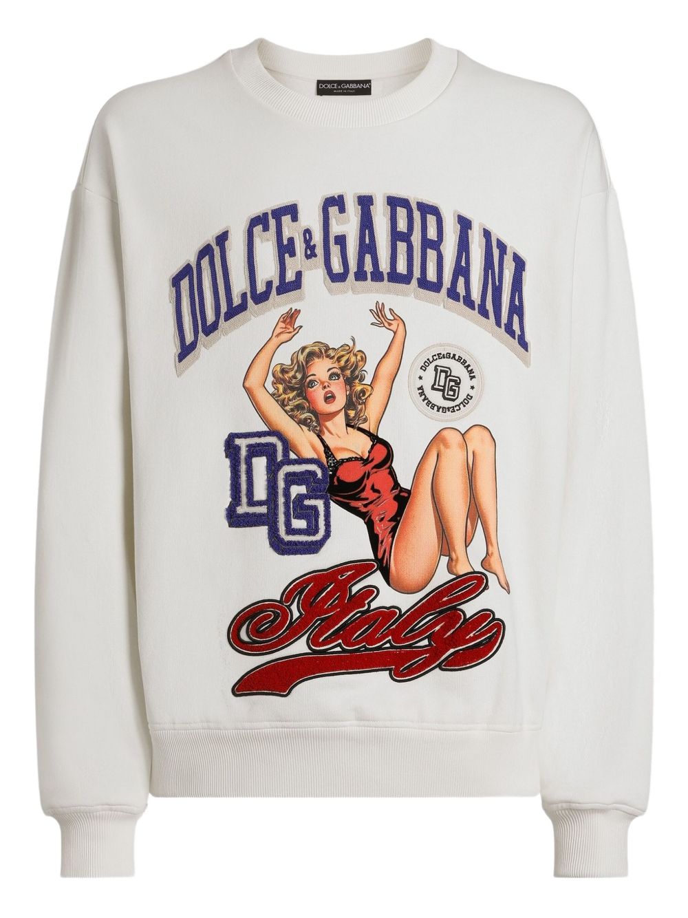 Dolce & Gabbana Sweaters Cream G9AHSZG7PHHA4567 (Dolce & Gabbana / スウェット・フーディー ) | Dolce & Gabbana (ドルチェガッバーナ)