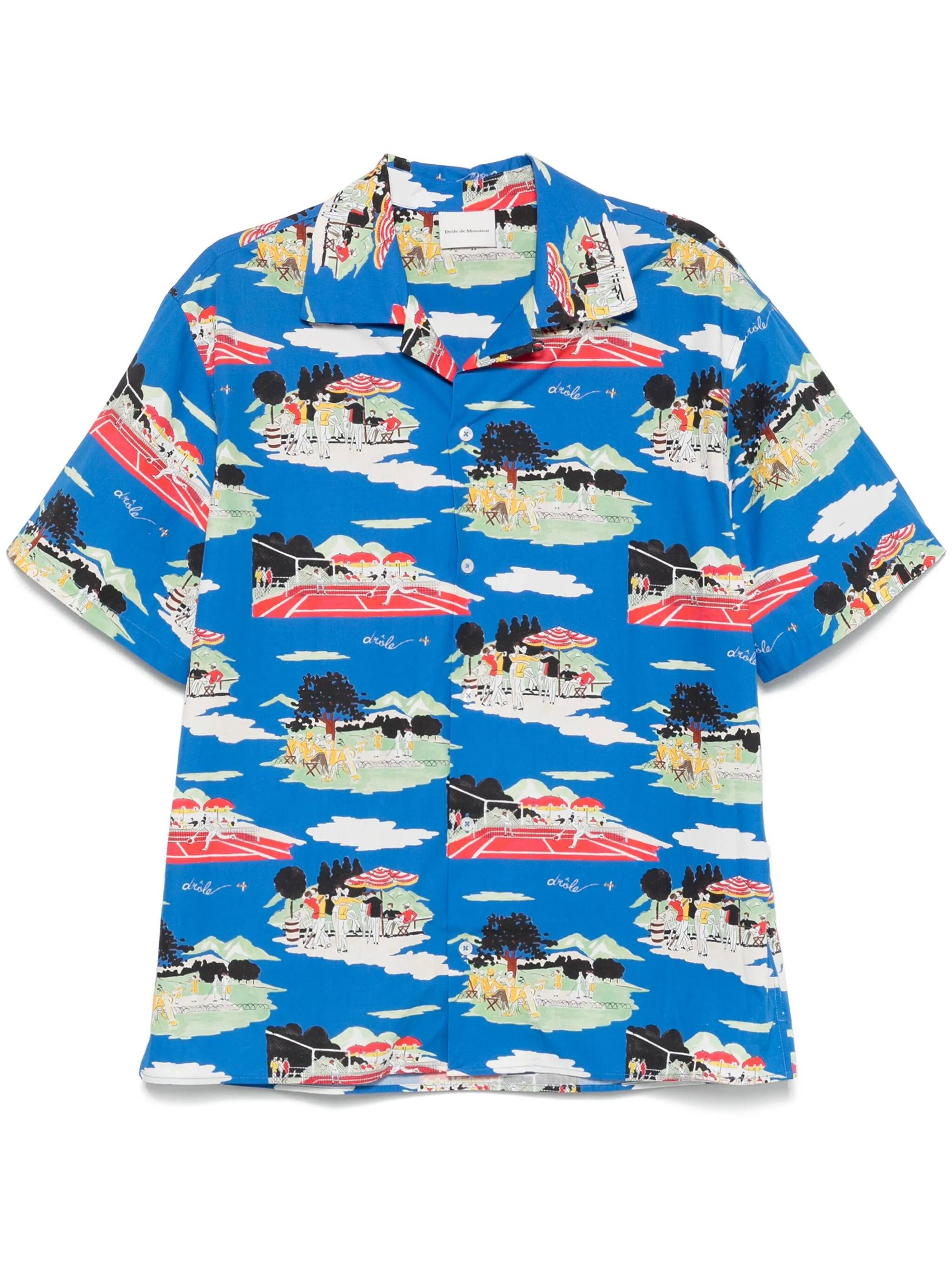 DROLE DE MONSIEUR Shirts GSH200CO194BE (Drôle De Monsieur / シャツ・ブラウス ) | Drôle De Monsieur (ドロールドムッシュ)