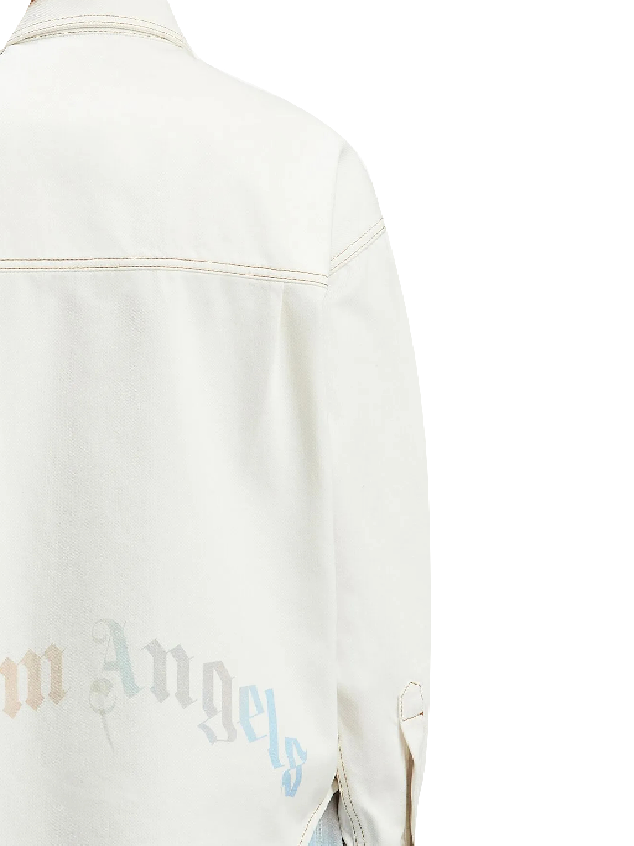 Palm Angels Shirts Beige PWYD023S25DEN0010384 (Palm Angels / シャツ・ブラウス ) | Palm Angels (パームエンジェルス)(2)