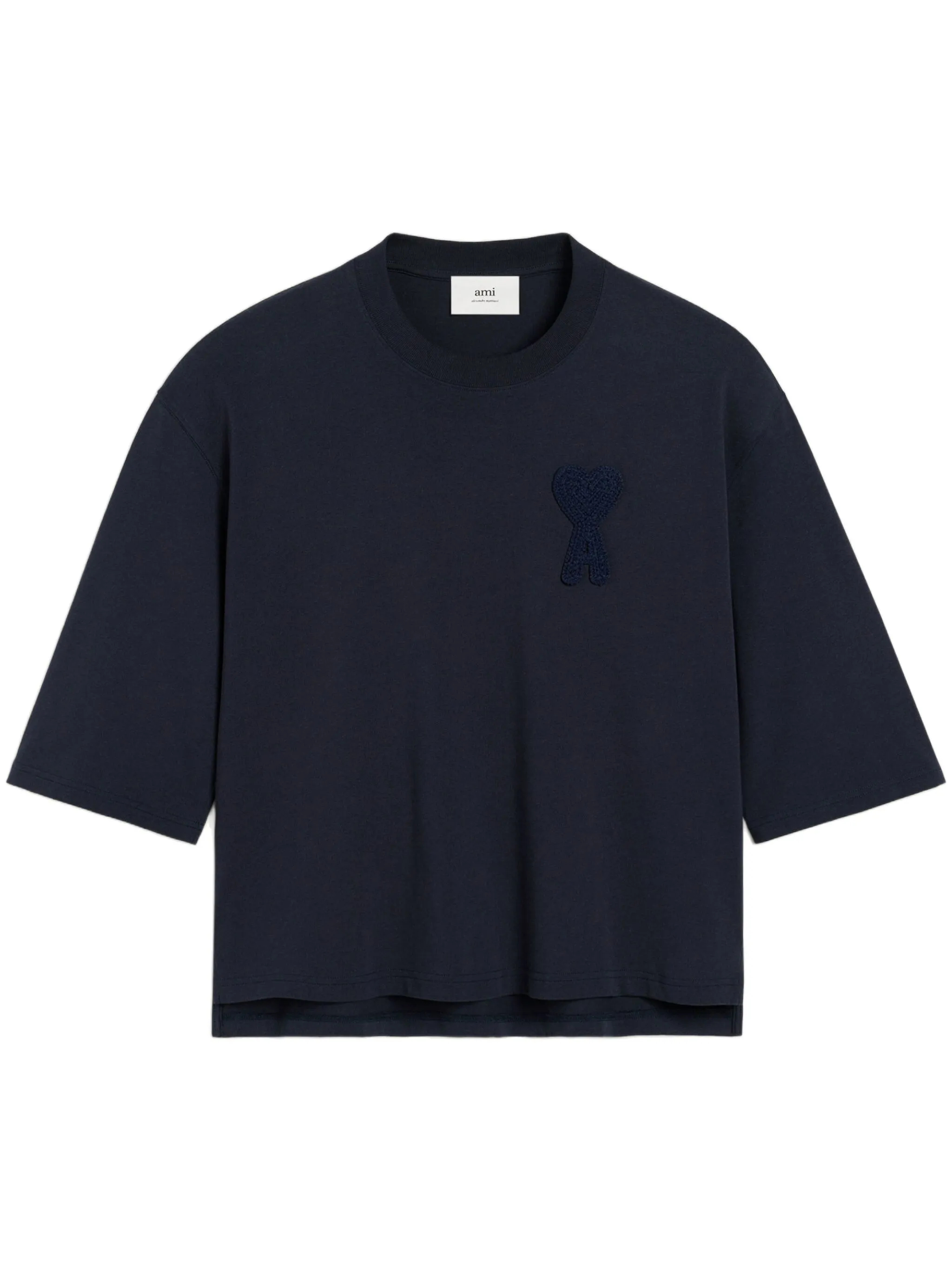 Ami T-shirts and Polos Blue FTS0557264011 (AMI Paris / Tシャツ・カットソー ) | AMI Paris (アミパリス)