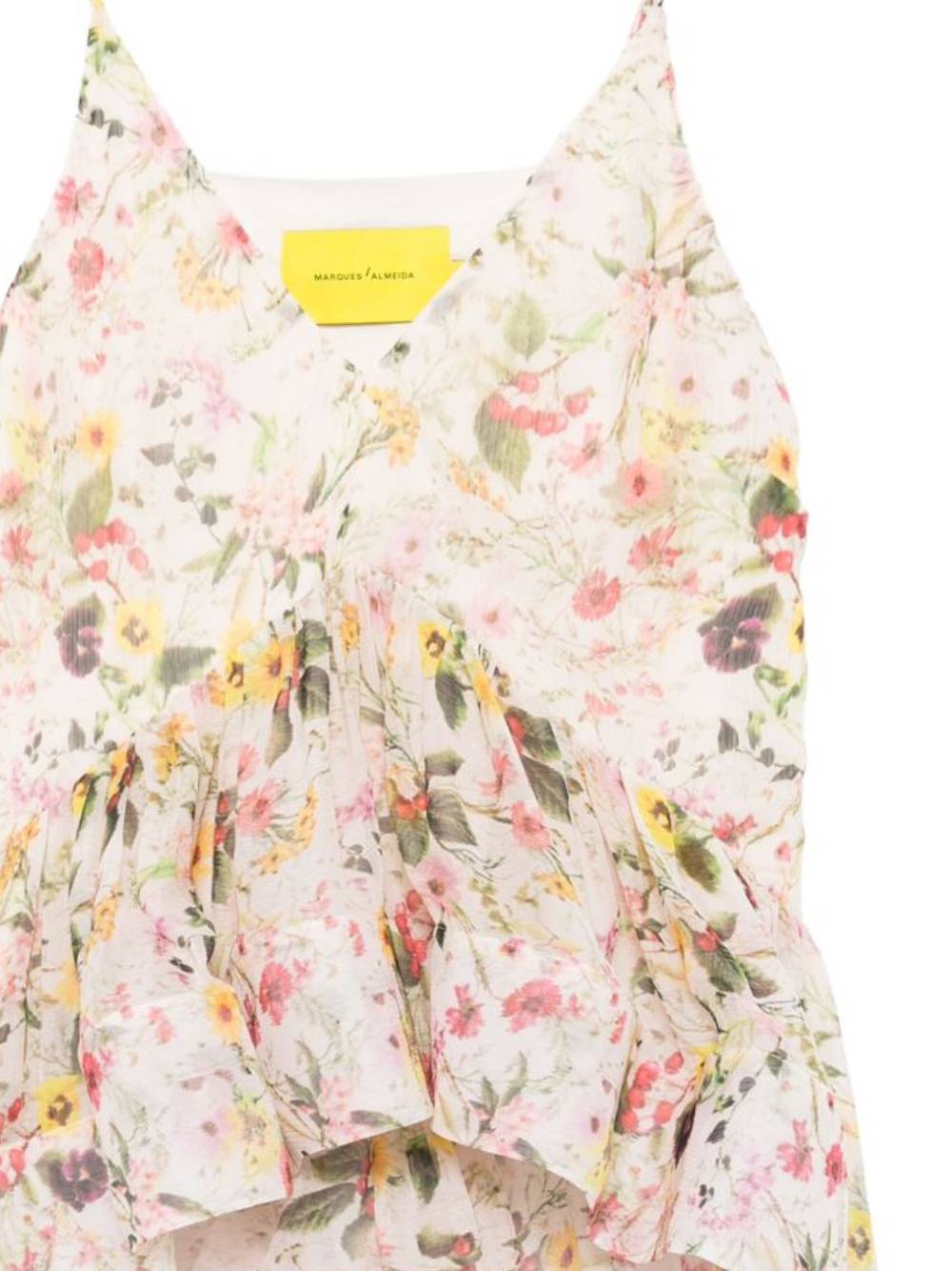 Marques Almeida Top SS25TP0670CHFWHWHITE (MARQUES ALMEIDA / Tシャツ・カットソー ) | MARQUES ALMEIDA (マルケス アルメイダ)(1)