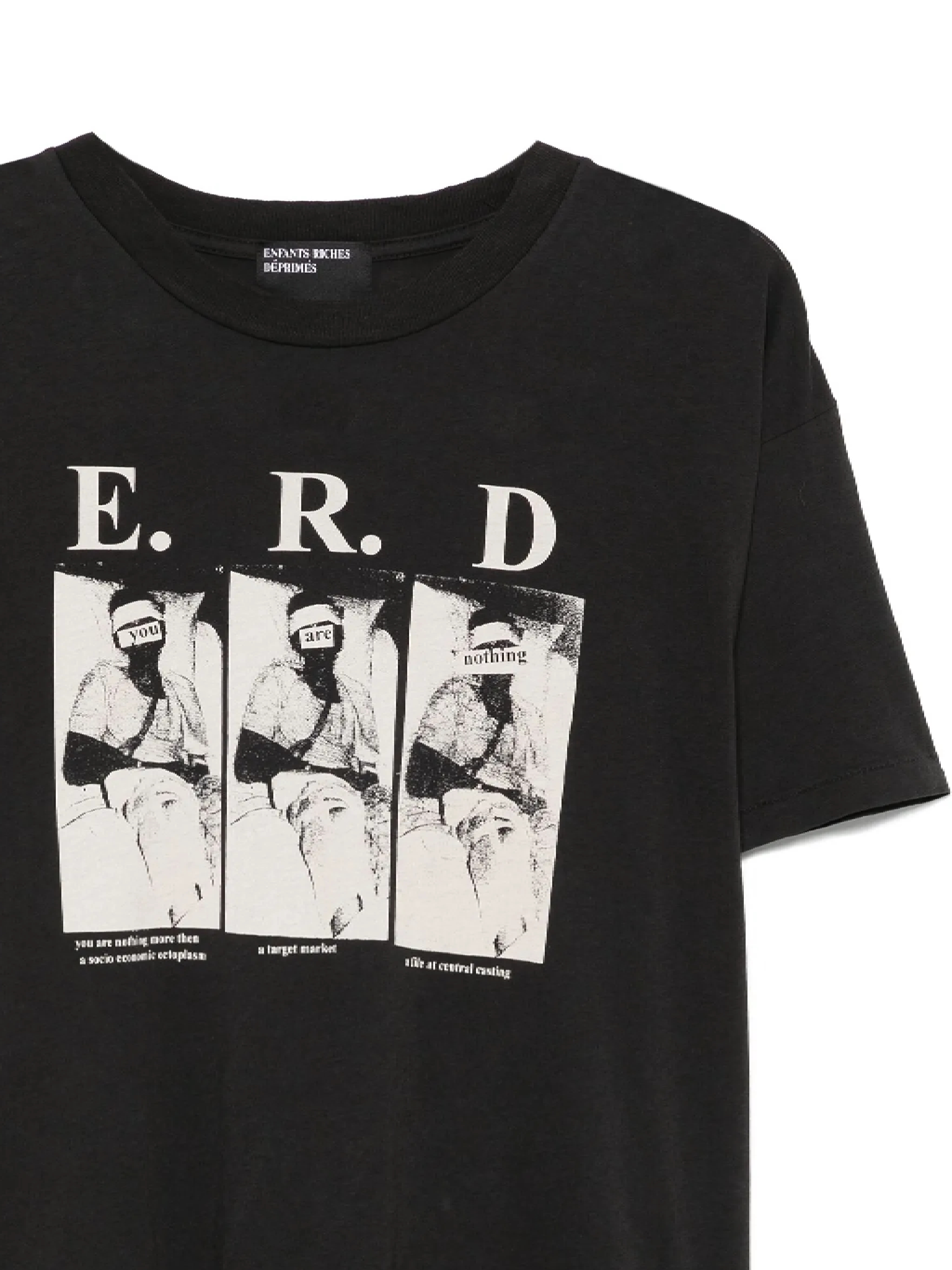 Enfants Riches Deprimes T-shirts and Polos 010823FADEDBLACK (ENFANTS RICHES DÉPRIMÉS / Tシャツ・カットソー ) | ENFANTS RICHES DÉPRIMÉS (アンファン リッシュ デプリメ)(1)