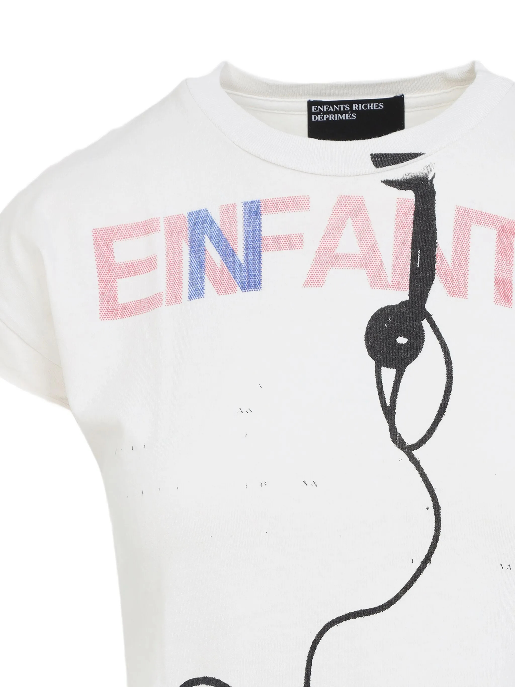 Enfants Riches Deprimes T-shirts and Polos 120492FADEDWHITE (ENFANTS RICHES DÉPRIMÉS / Tシャツ・カットソー ) | ENFANTS RICHES DÉPRIMÉS (アンファン リッシュ デプリメ)(1)