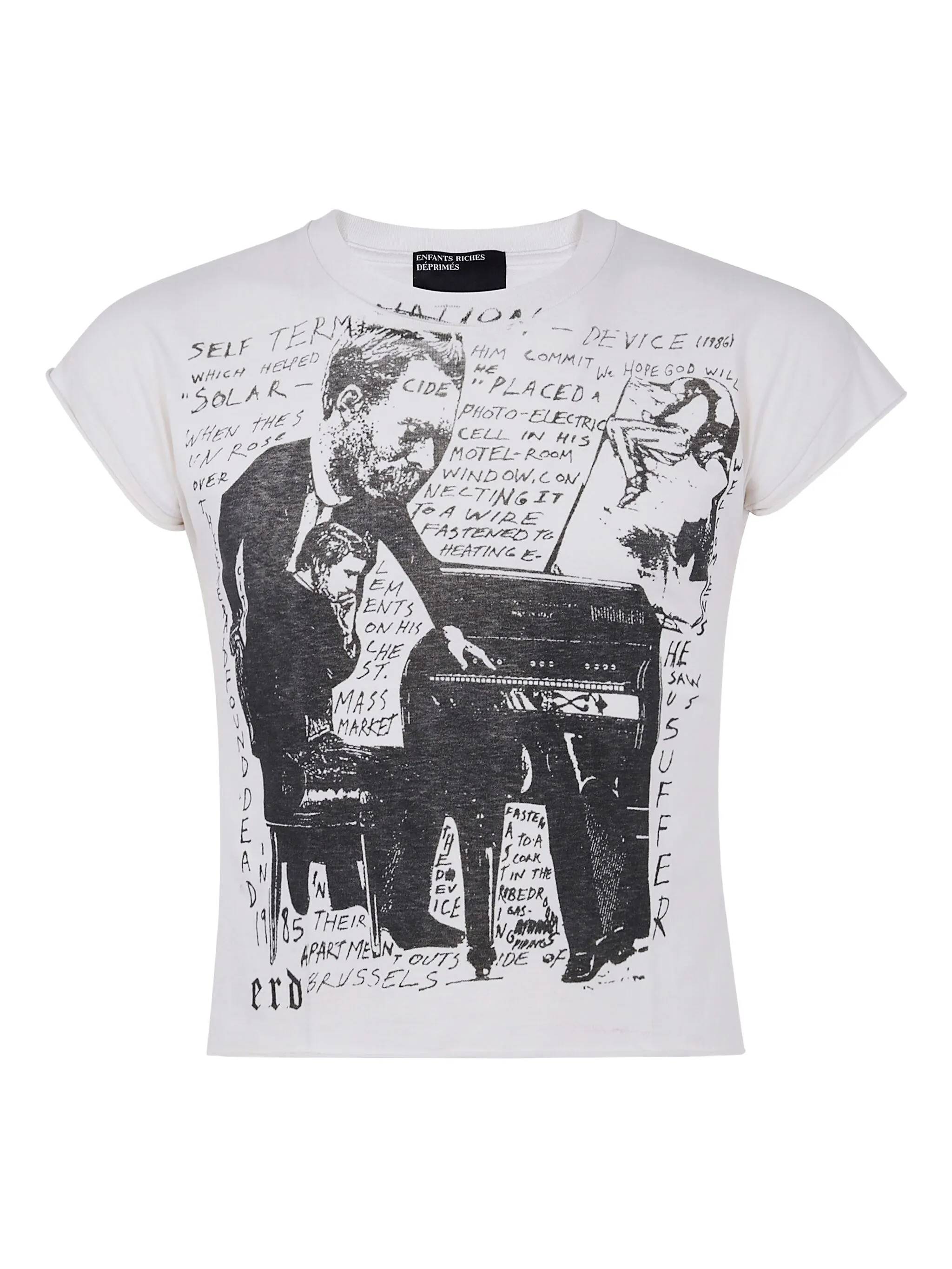 Enfants Riches Deprimes T-shirts and Polos 120490FADEDWHITE (ENFANTS RICHES DÉPRIMÉS / Tシャツ・カットソー ) | ENFANTS RICHES DÉPRIMÉS (アンファン リッシュ デプリメ)