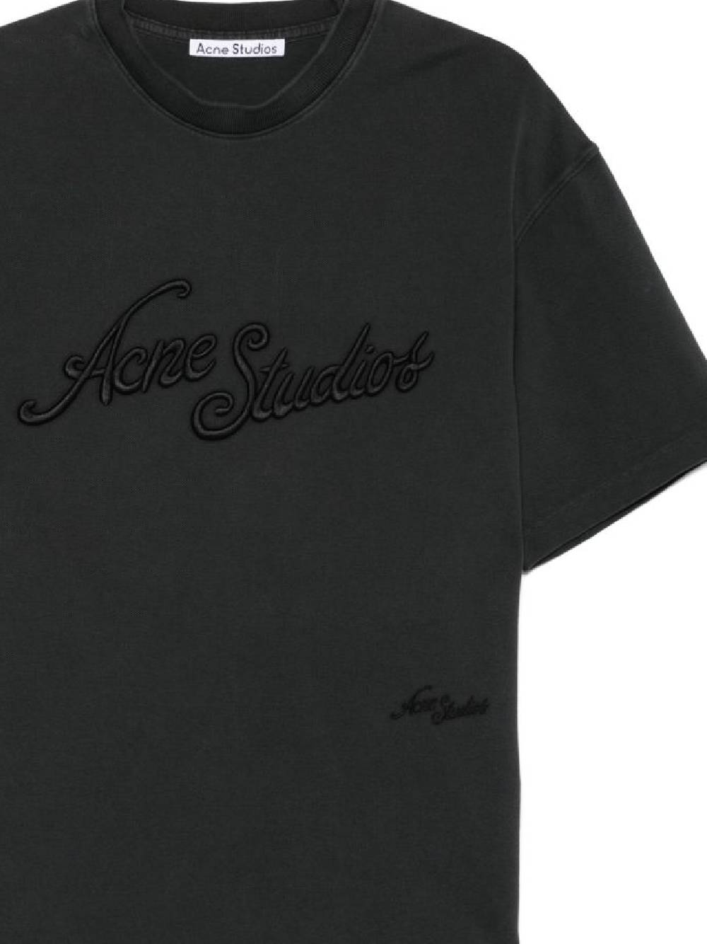 Acne T-shirts and Polos Faded Black CL0345BM0 (Acne Studios / Tシャツ・カットソー ) | Acne Studios (アクネ ストゥディオズ)(1)