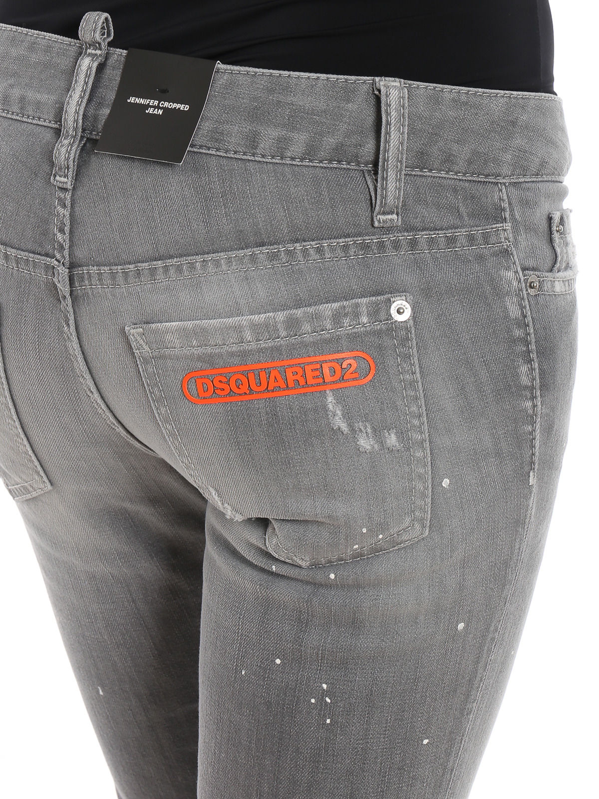 Jennifer Cropped jeans S75LB0177S30260852 (Dsquared2 / ジーンズ ) | Dsquared2 (ディースクエアード)(4)