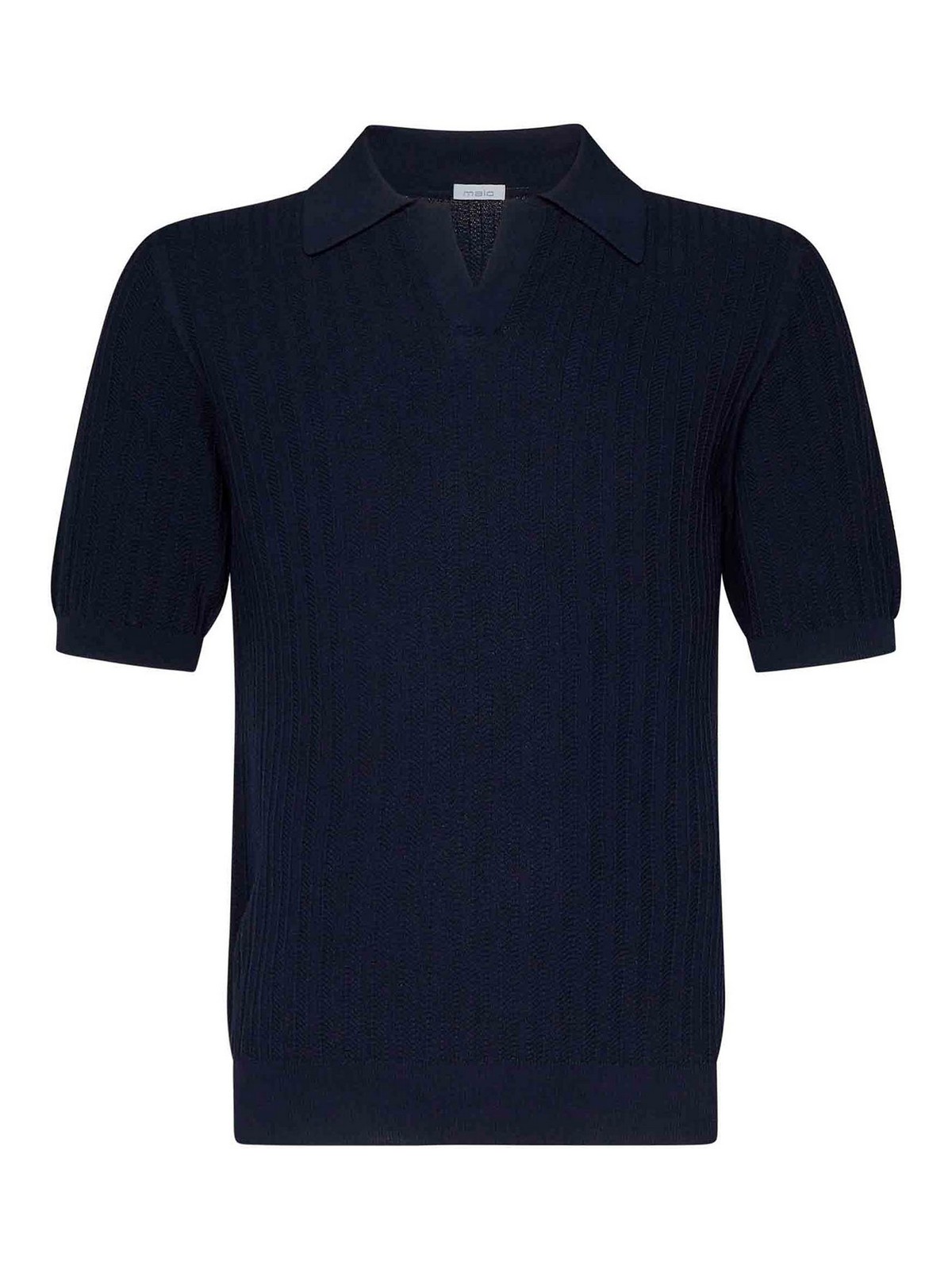 Stitch Semi-Crepe Mak Polo Shirt UXD136F3L38E11 (malo / ポロシャツ ) | malo (マーロ)