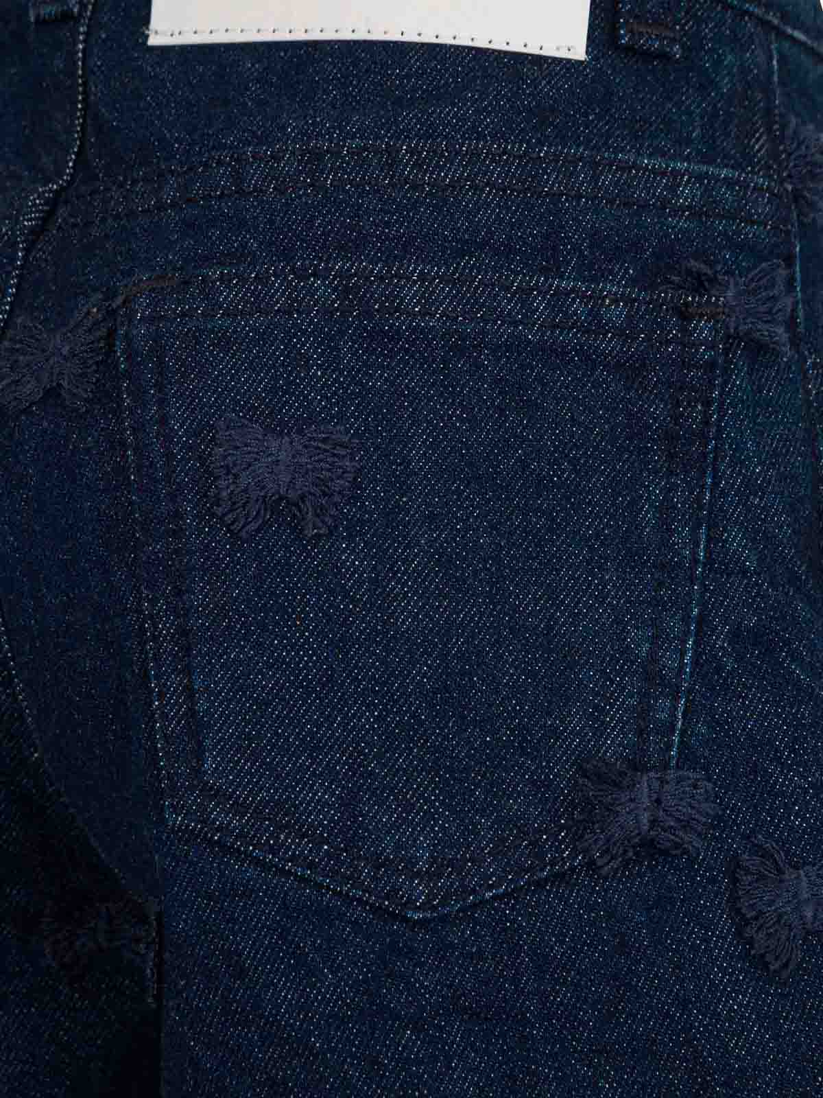 Girls Shorts In Blue Cotton Denim SW6A59L0317620 (SIMONETTA RAVIZZA / ショートパンツ ) | SIMONETTA RAVIZZA (シモネッタ ラヴィッツァ)(2)